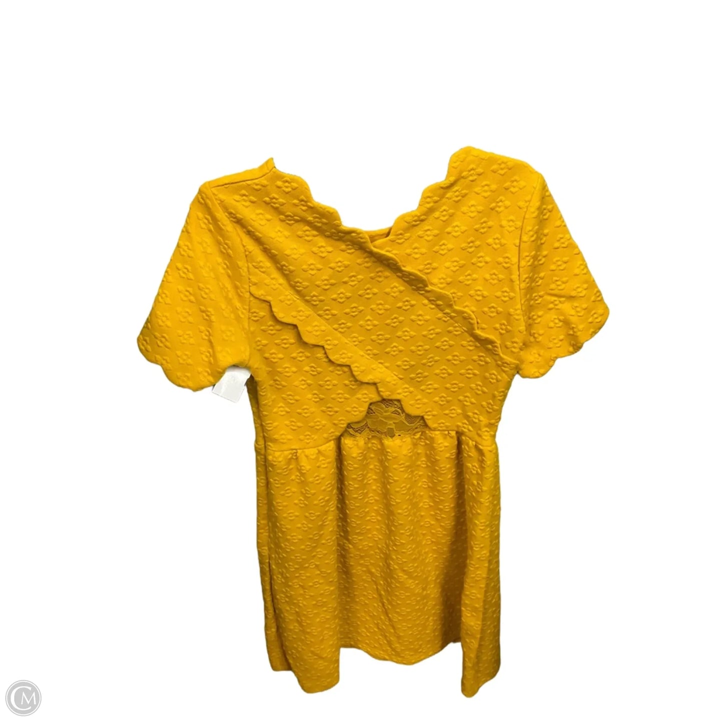 Dress Casual Midi By Betseys Boutique Shop In Yellow, Size: M
