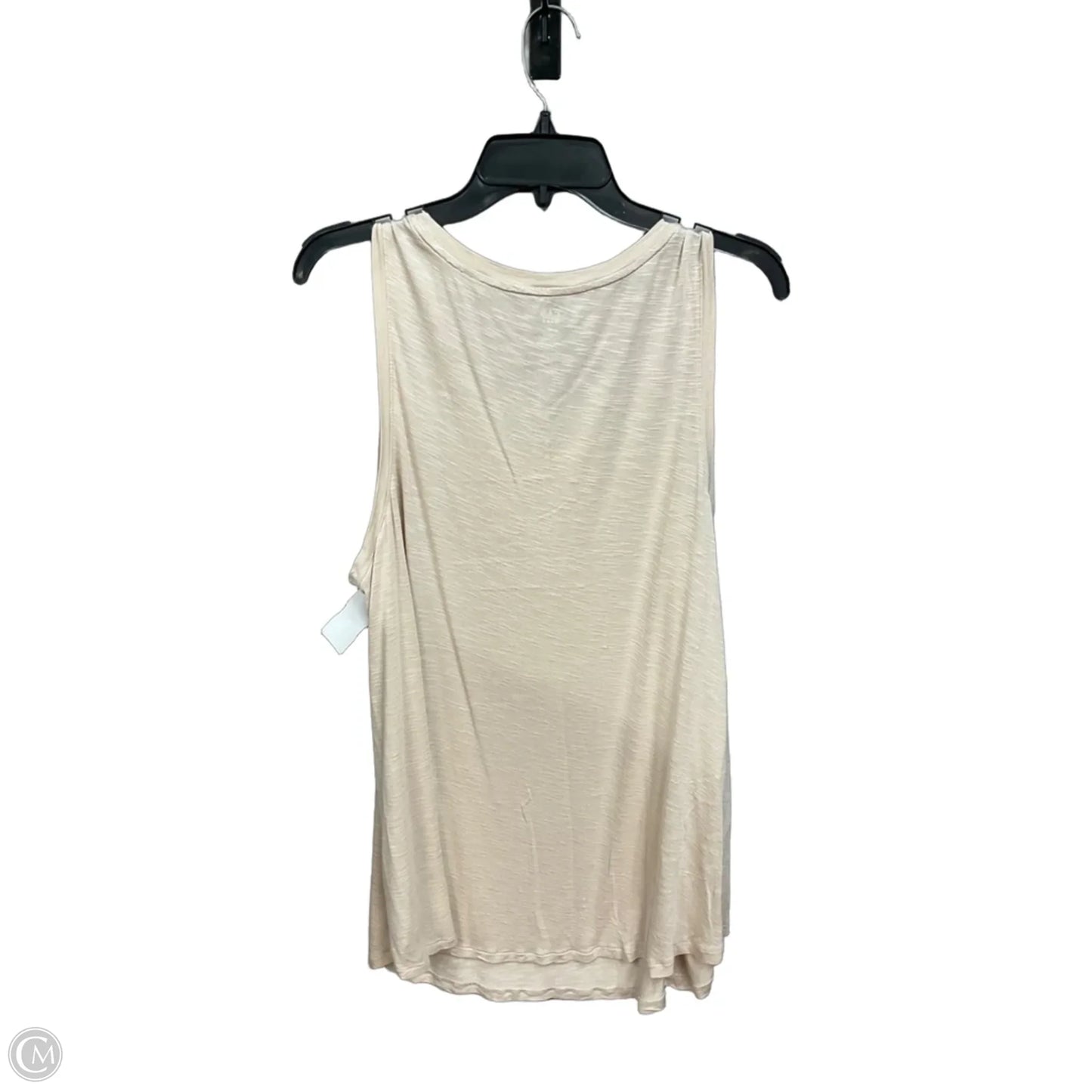 Top Sleeveless By Gap In Beige, Size: Xl