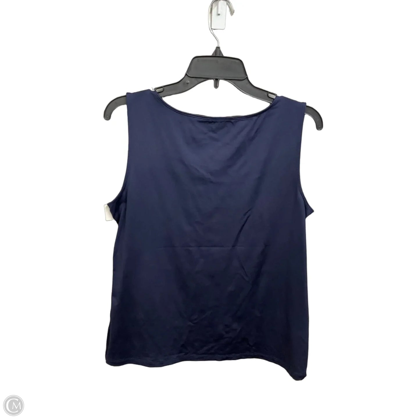 Top Sleeveless By Charter Club In Navy, Size: L