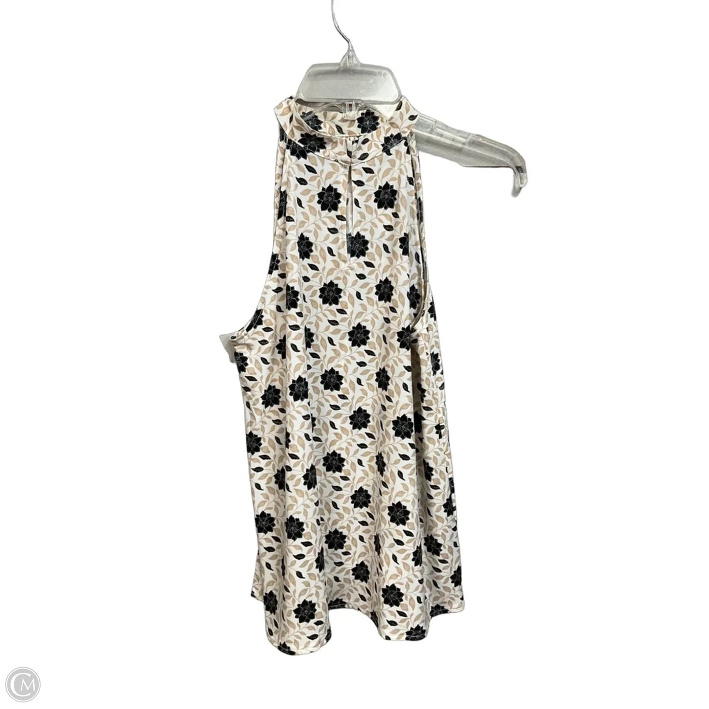 Top Sleeveless By Ann Taylor In Floral Print, Size: Xs