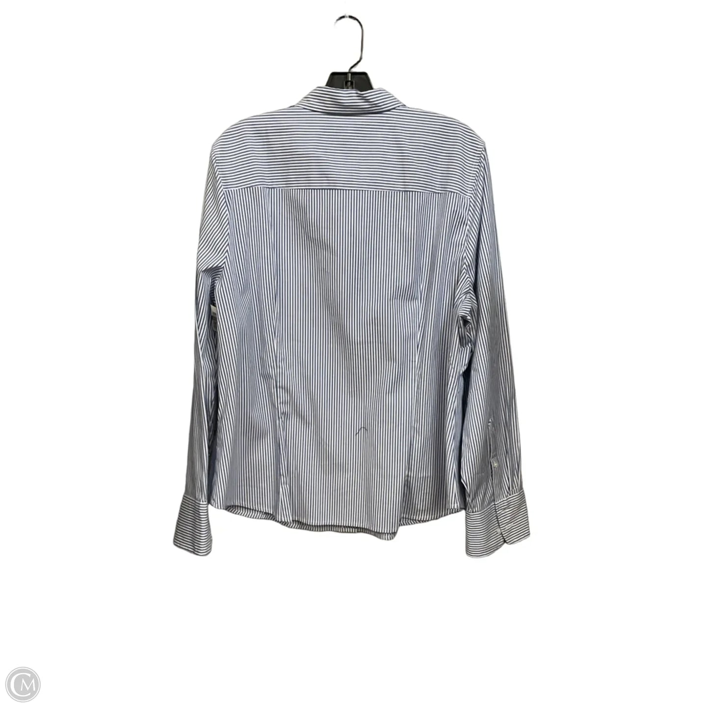 Blouse Long Sleeve By J. Crew In Striped Pattern, Size: Xxl