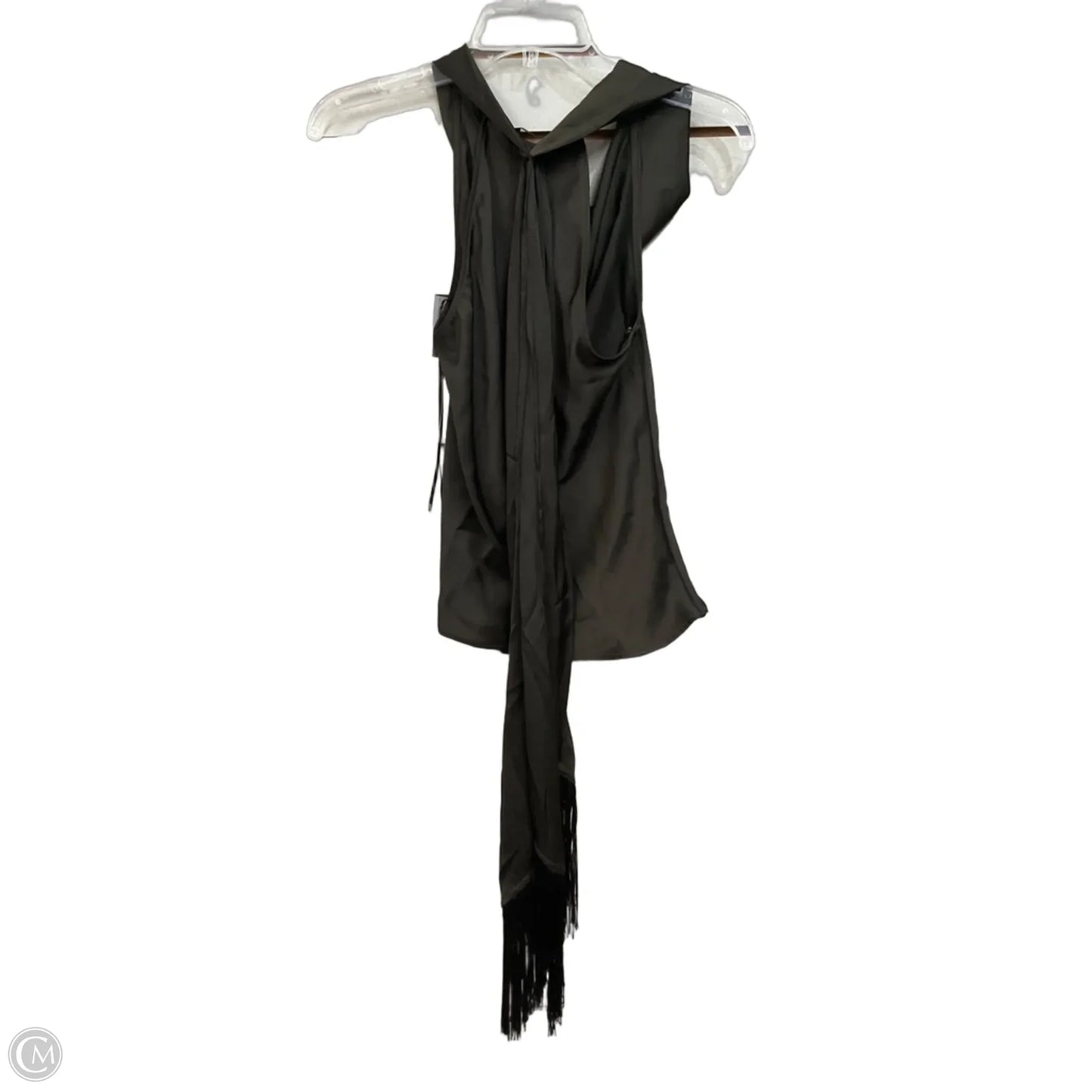 Top Sleeveless By Zara In Green, Size: Xs