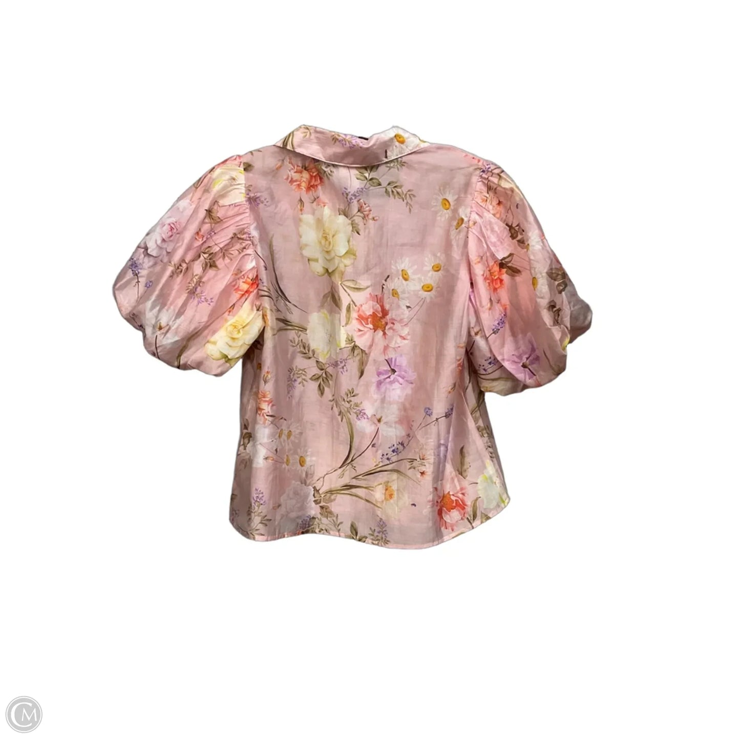 Blouse Short Sleeve By Bailey 44 In Pink, Size: S