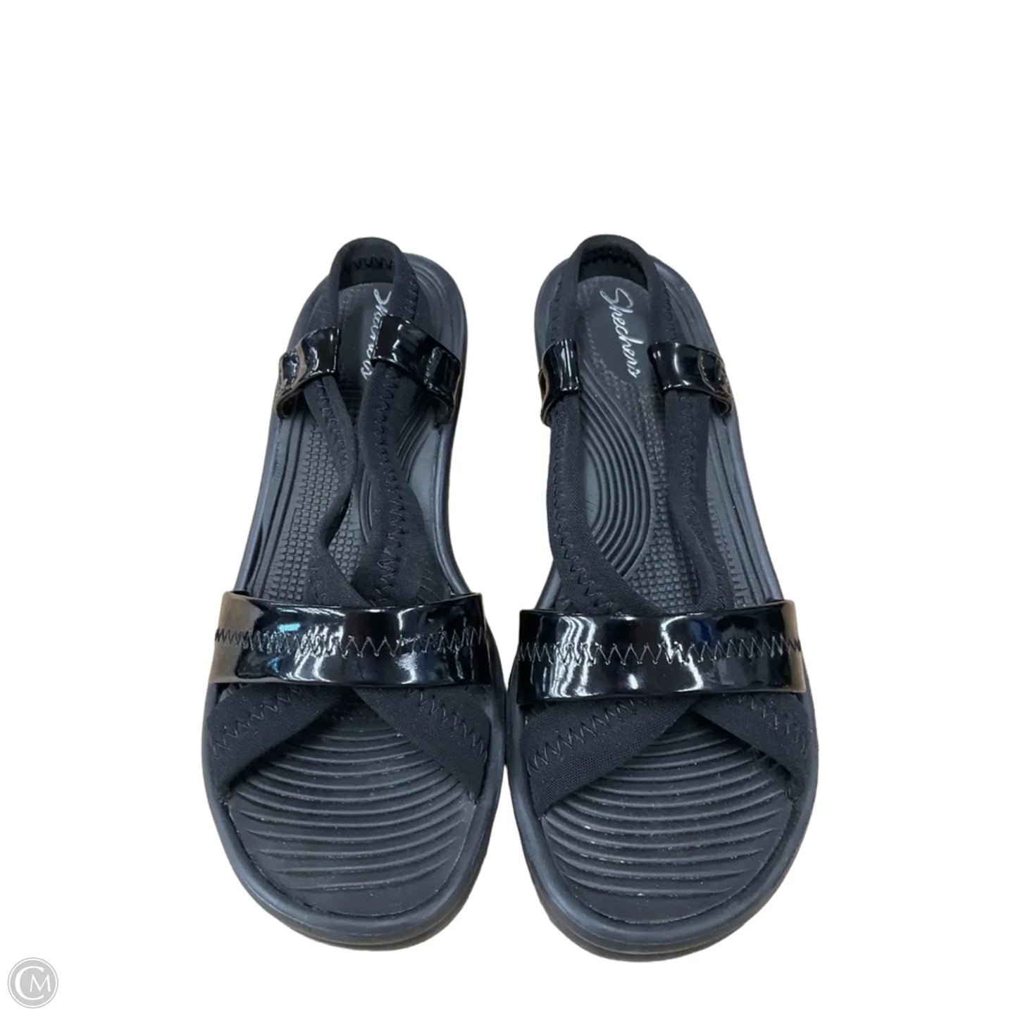 Sandals Heels Platform By Skechers In Black, Size: 9