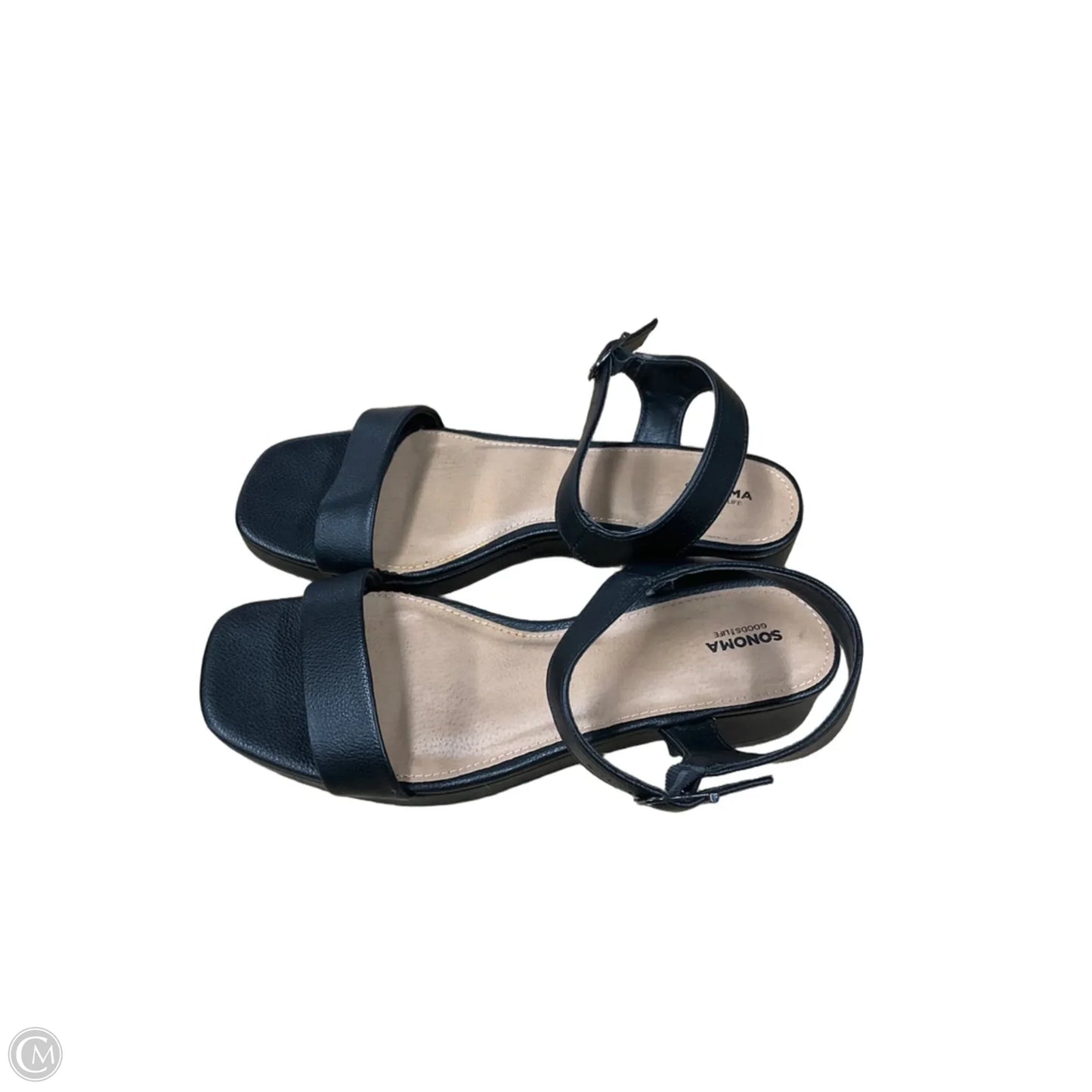 Sandals Flats By Sonoma In Black, Size: 8