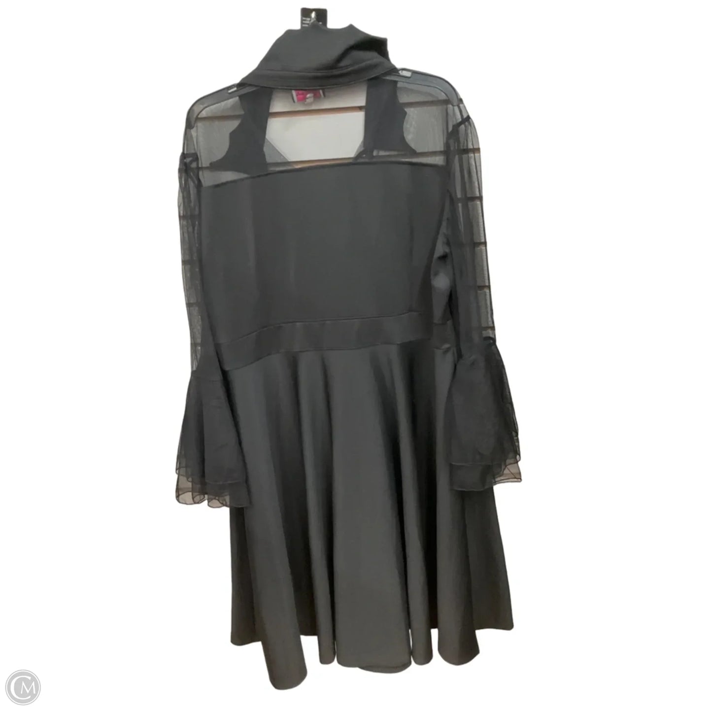 Dress Casual Midi By Clothes Mentor In Black, Size: 3x