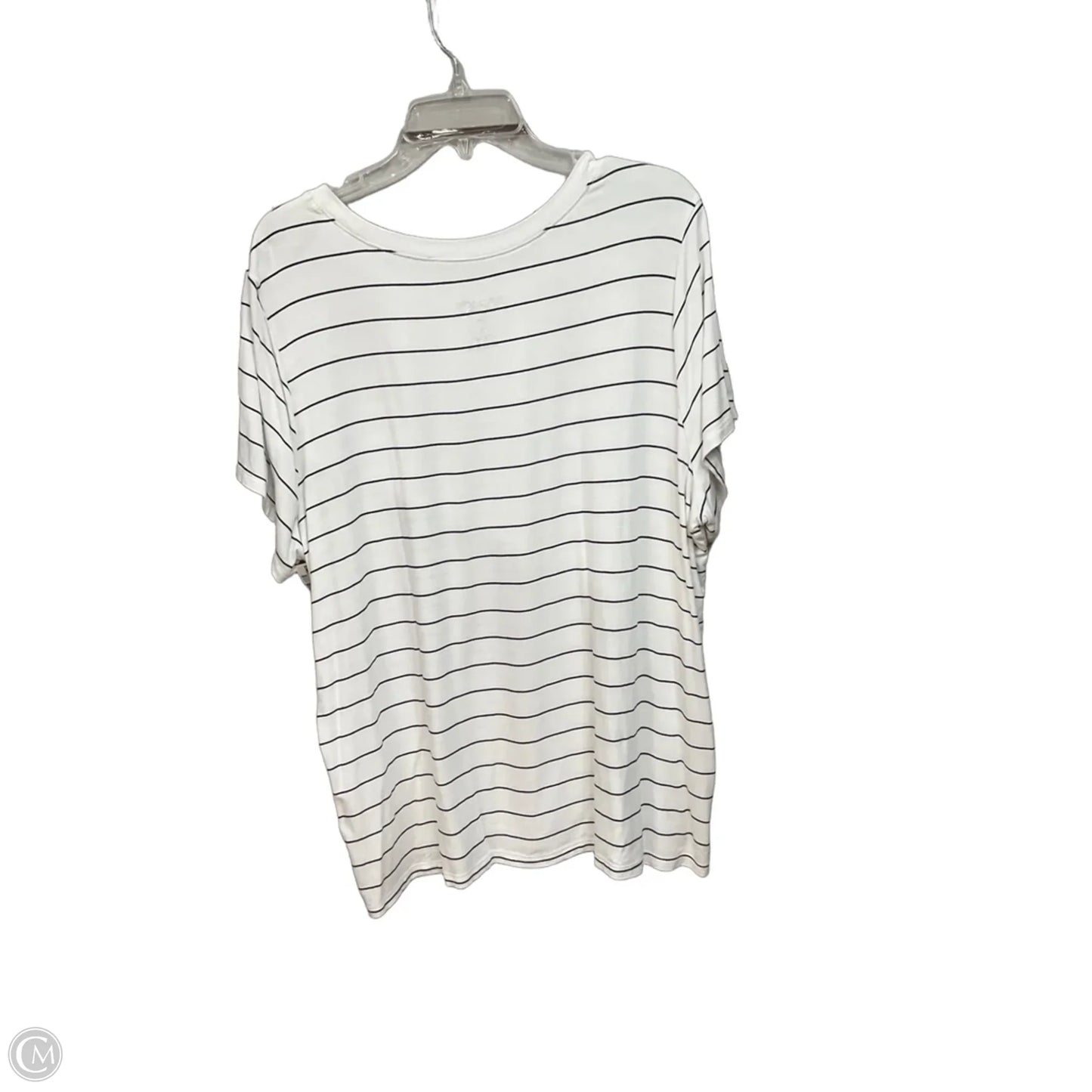 Top Short Sleeve Basic By Torrid In Striped Pattern, Size: 3x