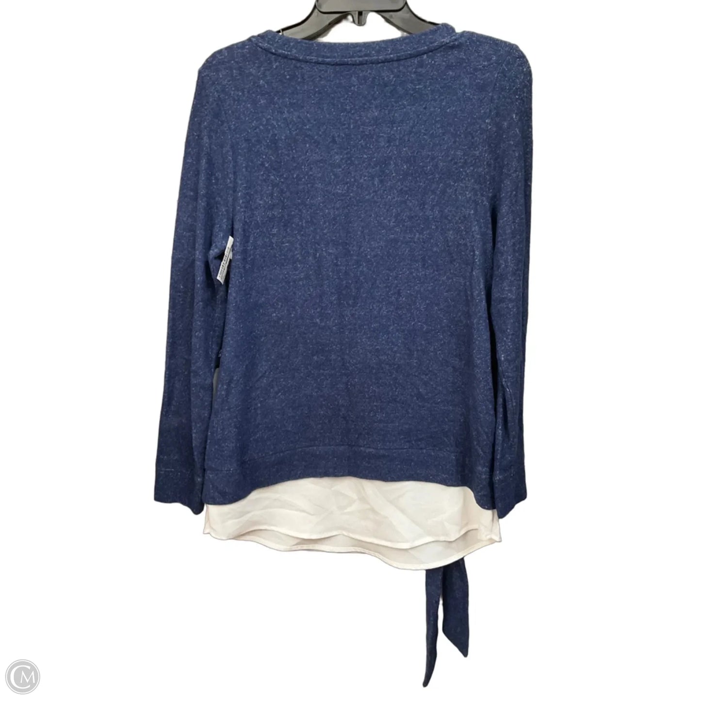 Top Long Sleeve By Simply Vera In Blue, Size: Xs