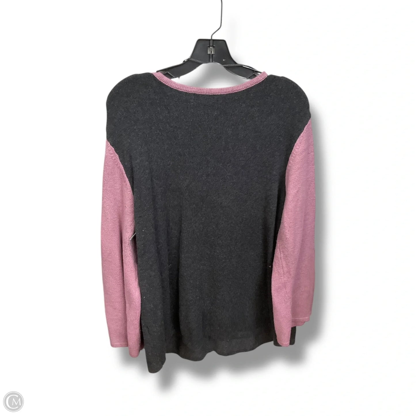 Top Long Sleeve By Style And Company In Grey & Purple, Size: Xxl