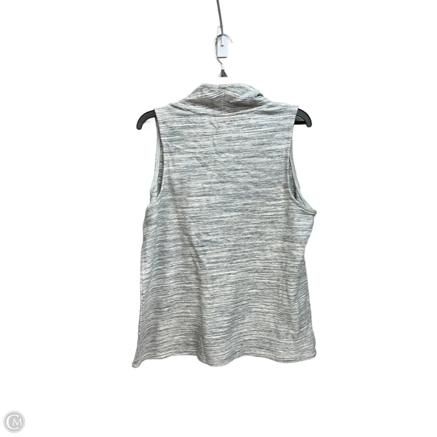 Top Sleeveless Basic By Pure Jill In Blue & White, Size: L