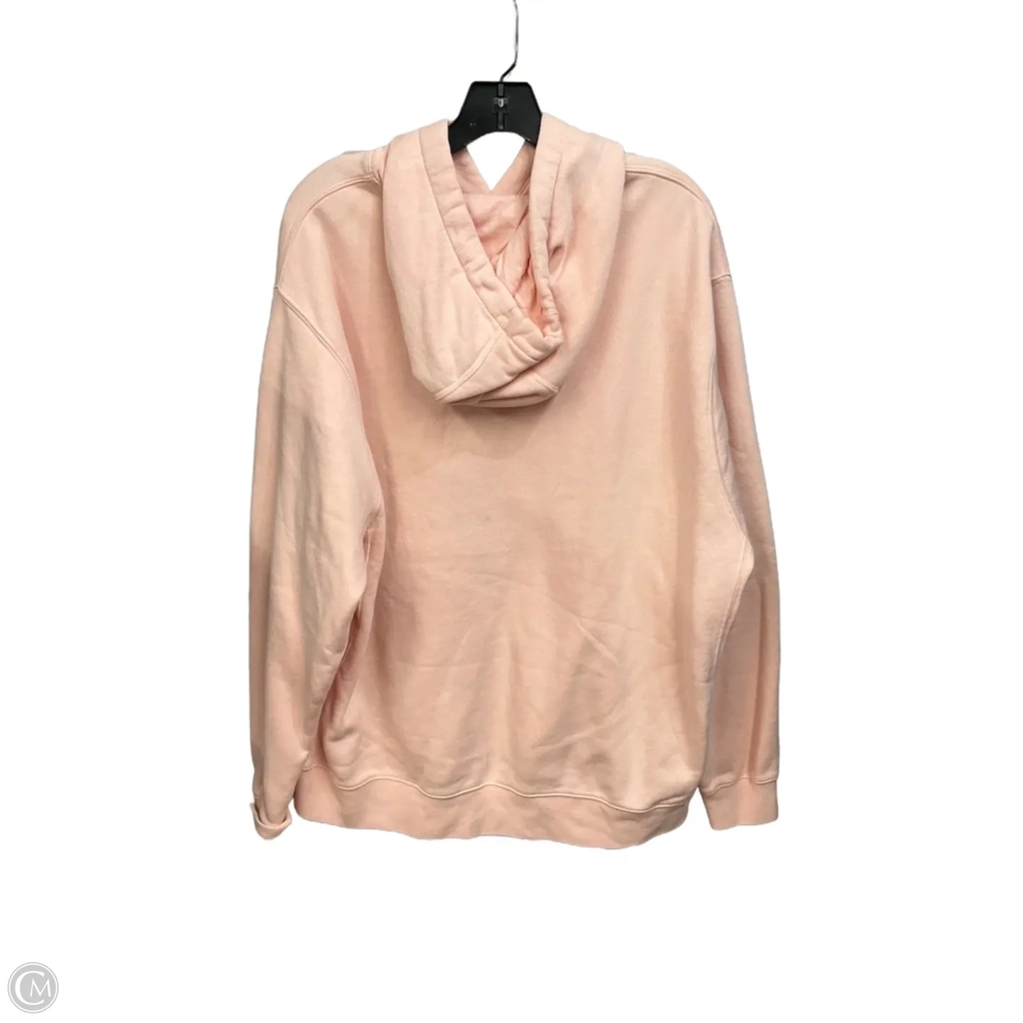 Sweatshirt Hoodie By Nike Apparel In Pink, Size: Xxl