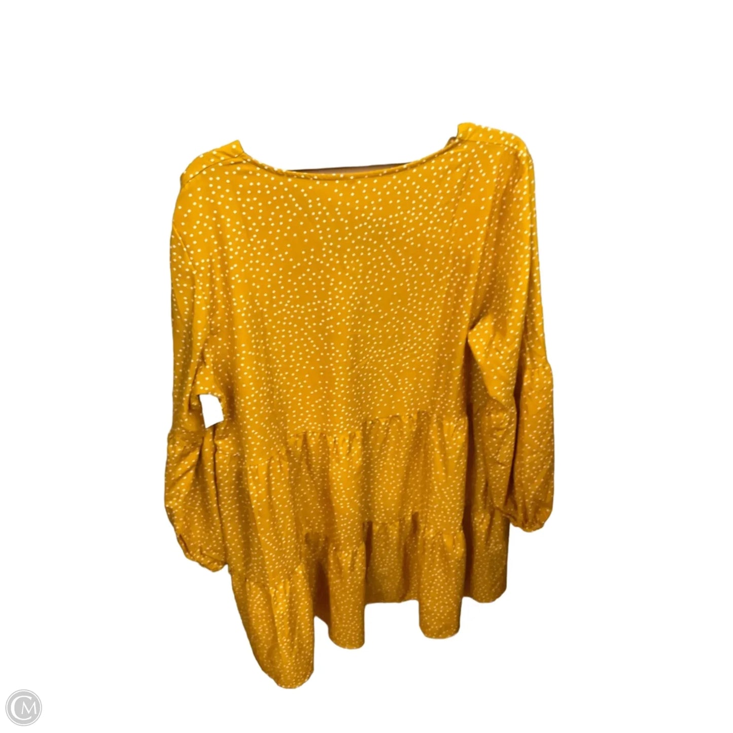 Dress Casual Midi By Clothes Mentor In Polkadot Pattern, Size: 2x