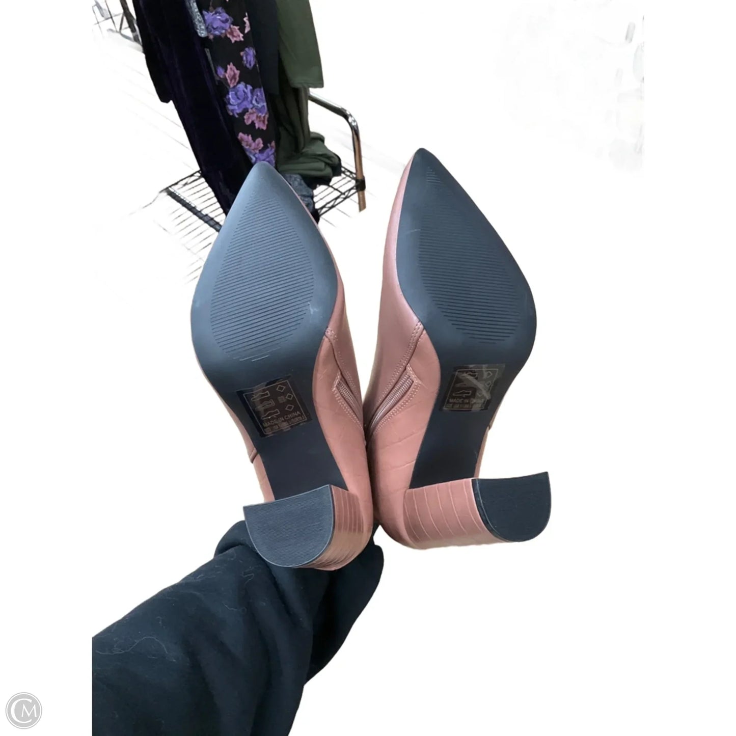 Boots Ankle Heels By Qupid In Mauve, Size: 8.5