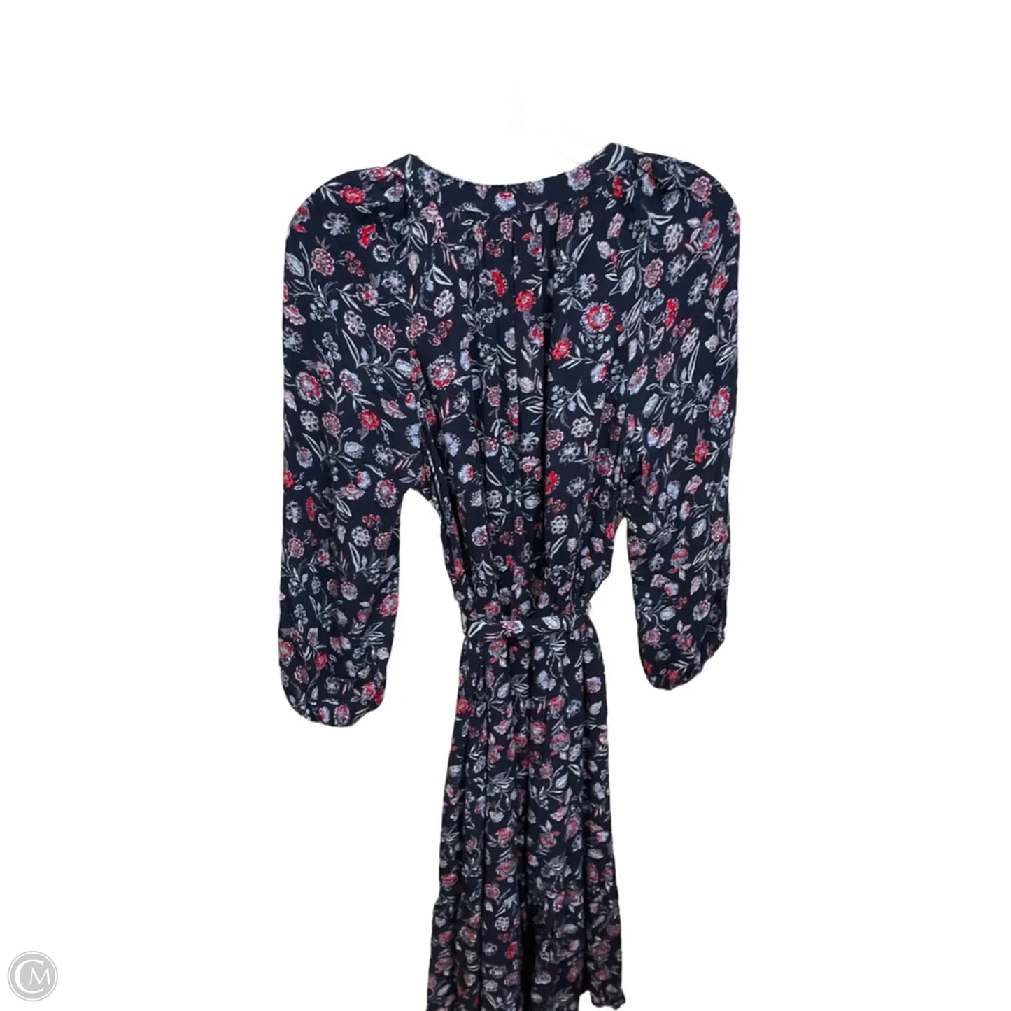 Dress Casual Midi By Gap In Blue, Size: M