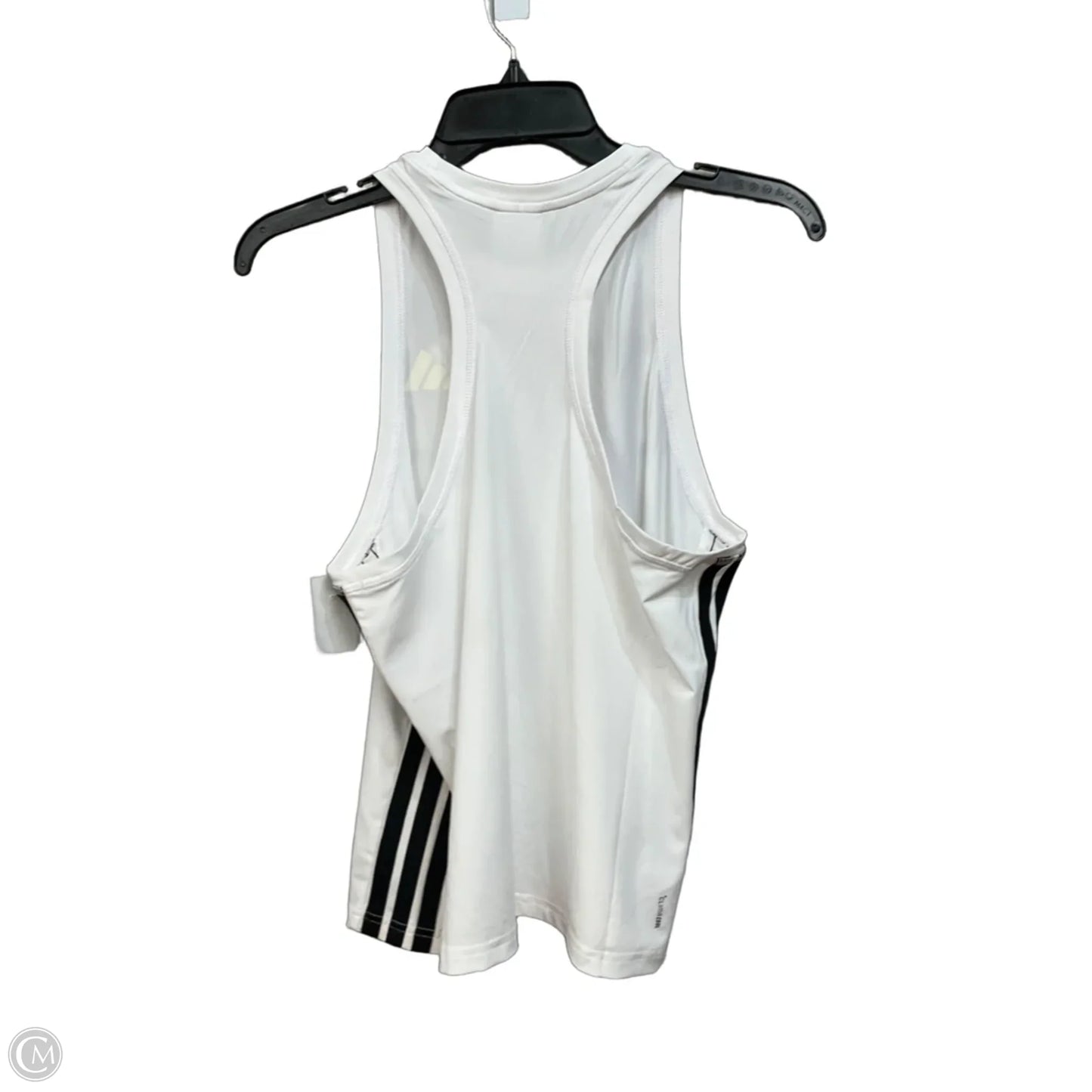 Athletic Tank Top By Adidas In White, Size: Large