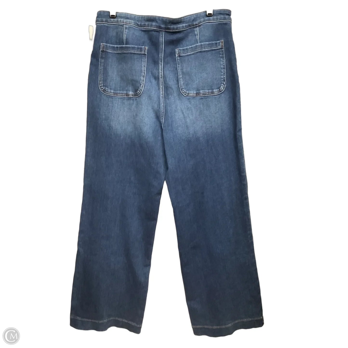 Jeans Wide Leg By Lc Lauren Conrad In Blue Denim, Size: 16