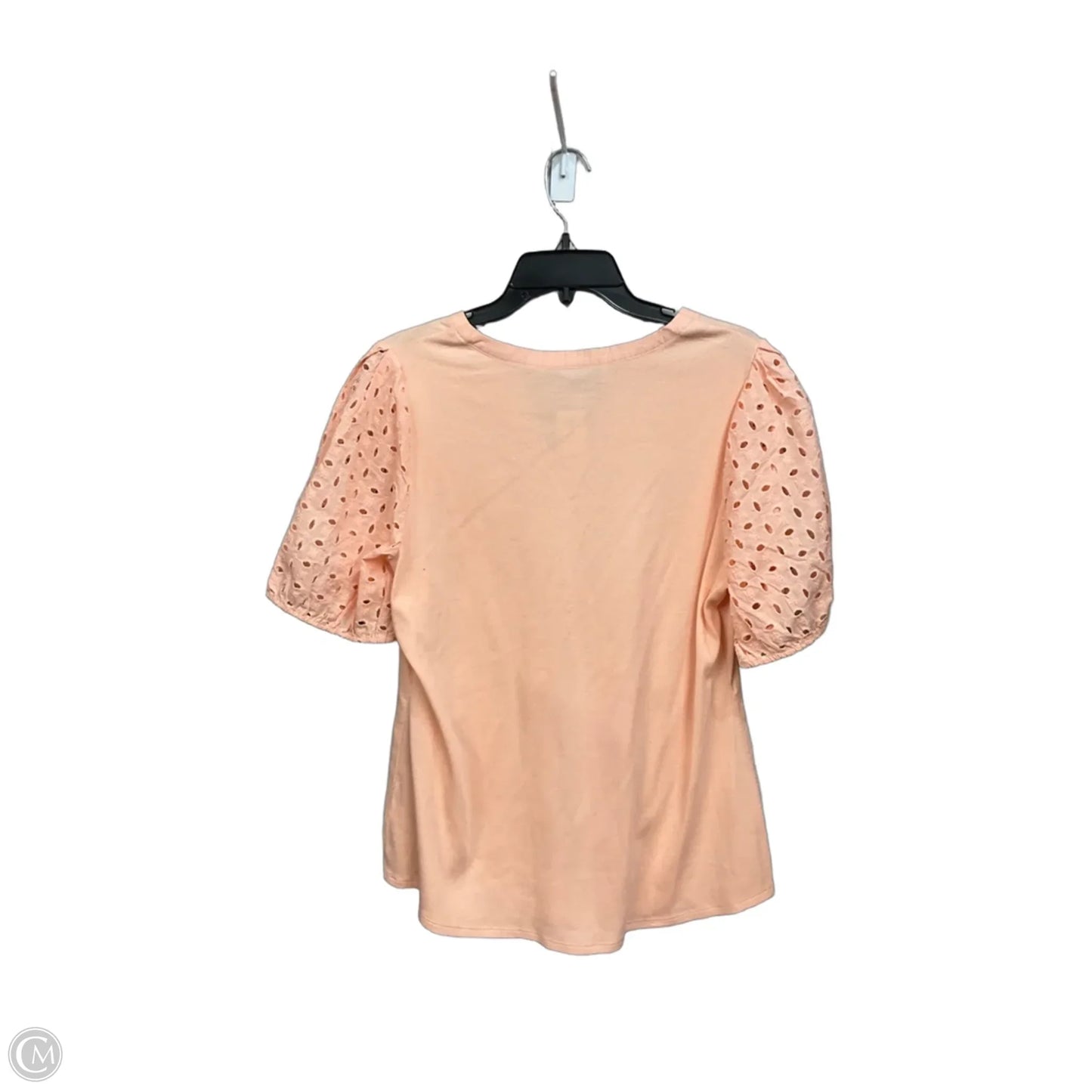 Top Short Sleeve By Lane Bryant In Peach, Size: 1x
