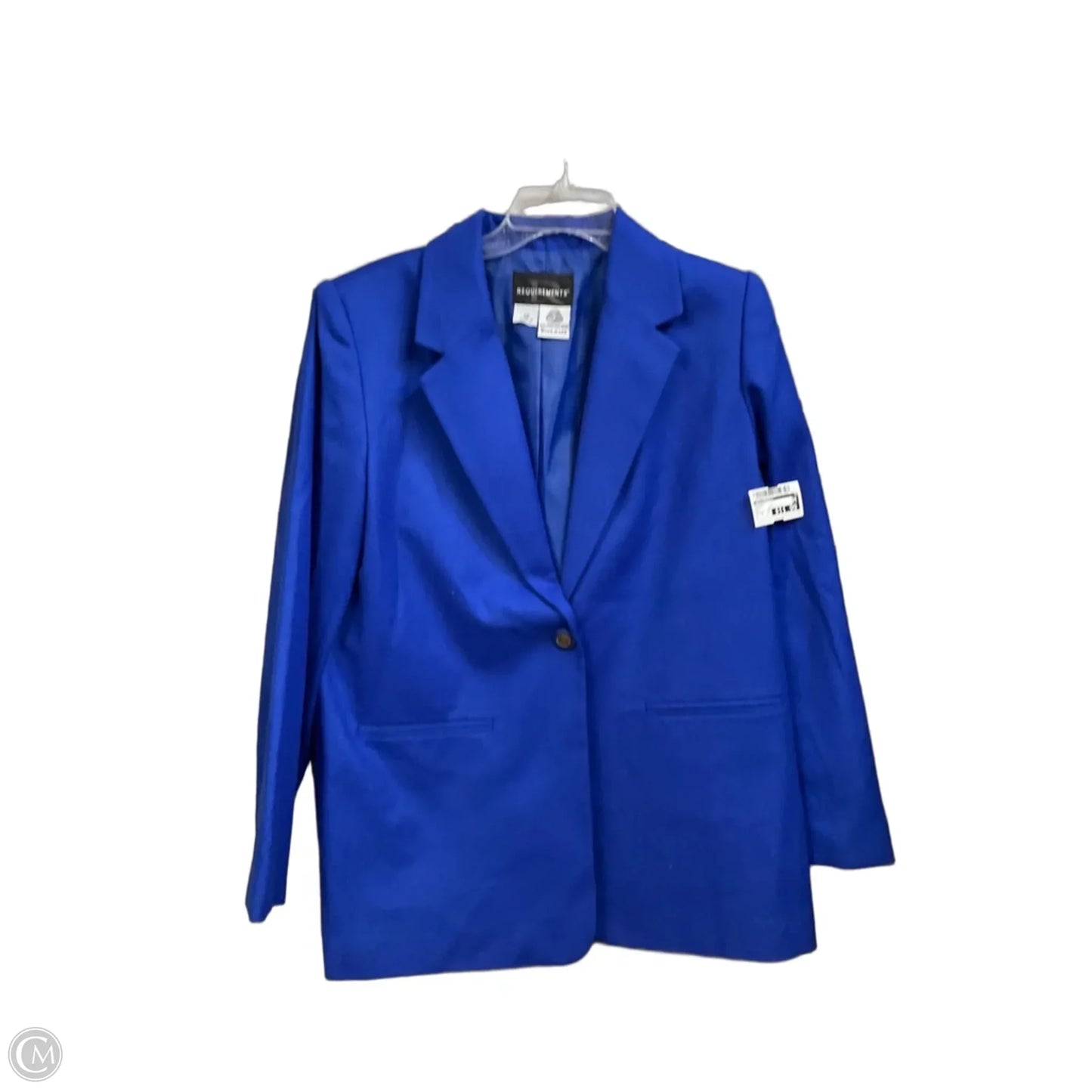 Blazer By Requirements In Blue, Size: M