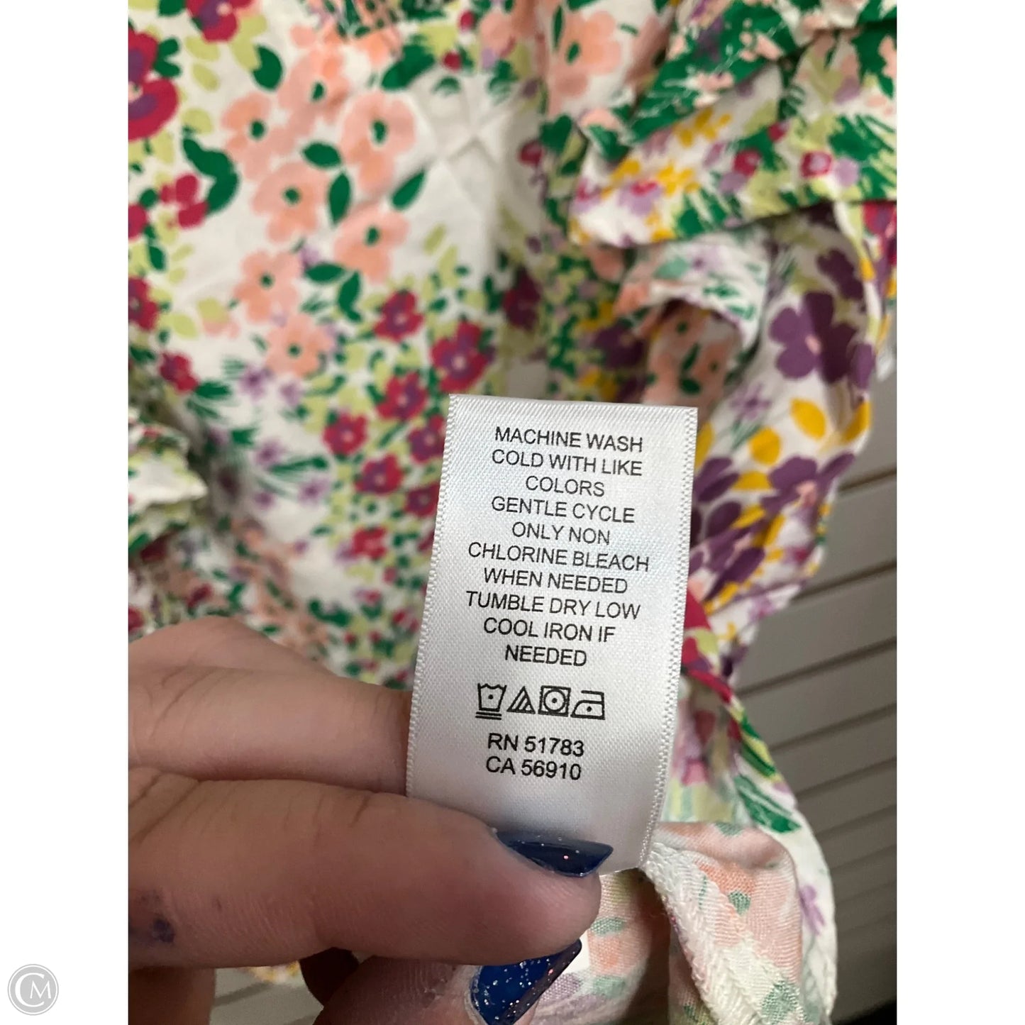 Top Short Sleeve By Maurices In Floral Print, Size: 3x