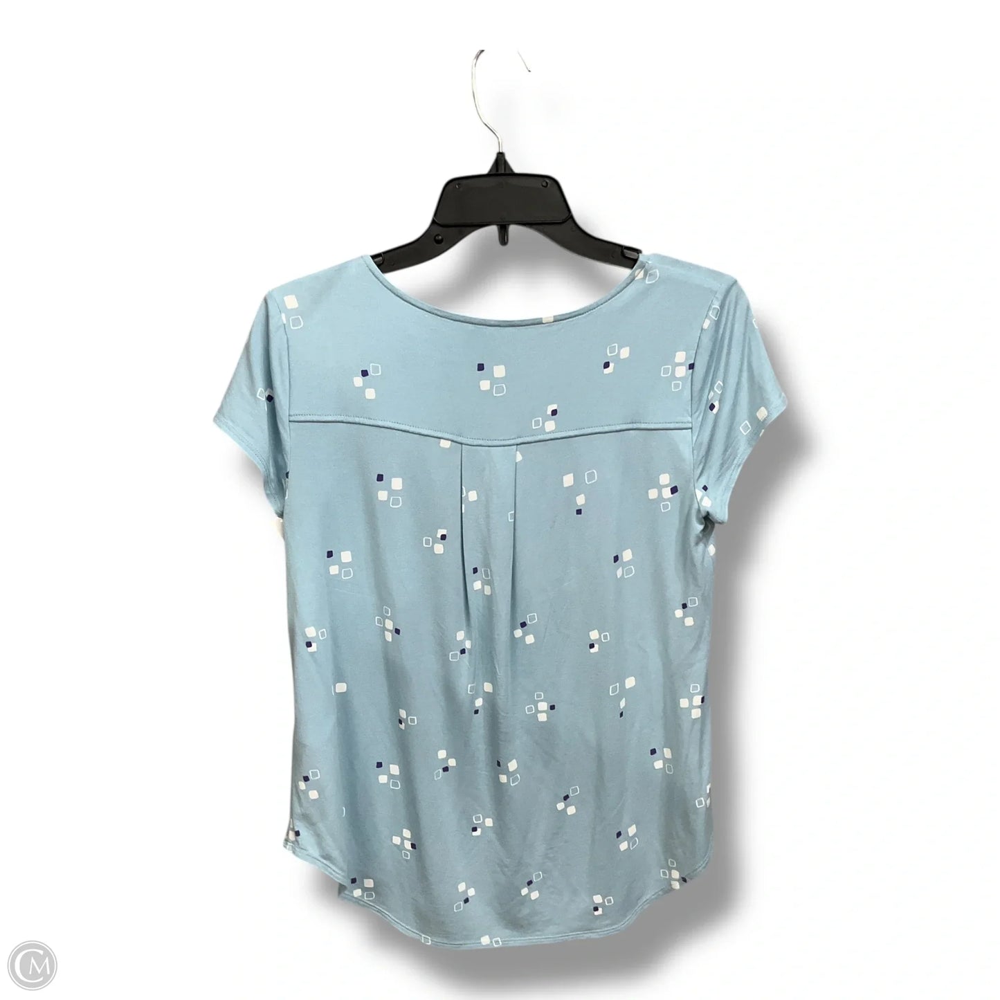 Top Short Sleeve By Alfani In Blue, Size: S