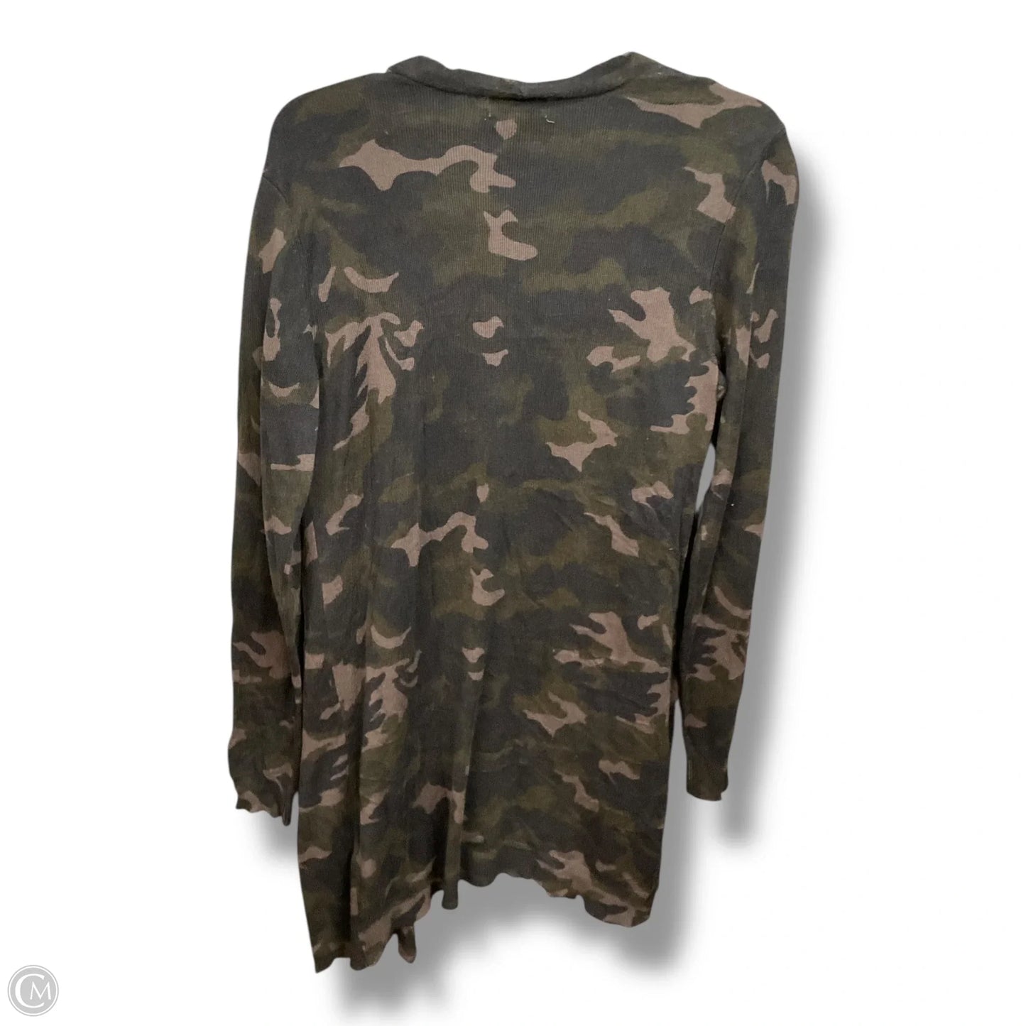 Cardigan By Style And Company In Camouflage Print, Size: M