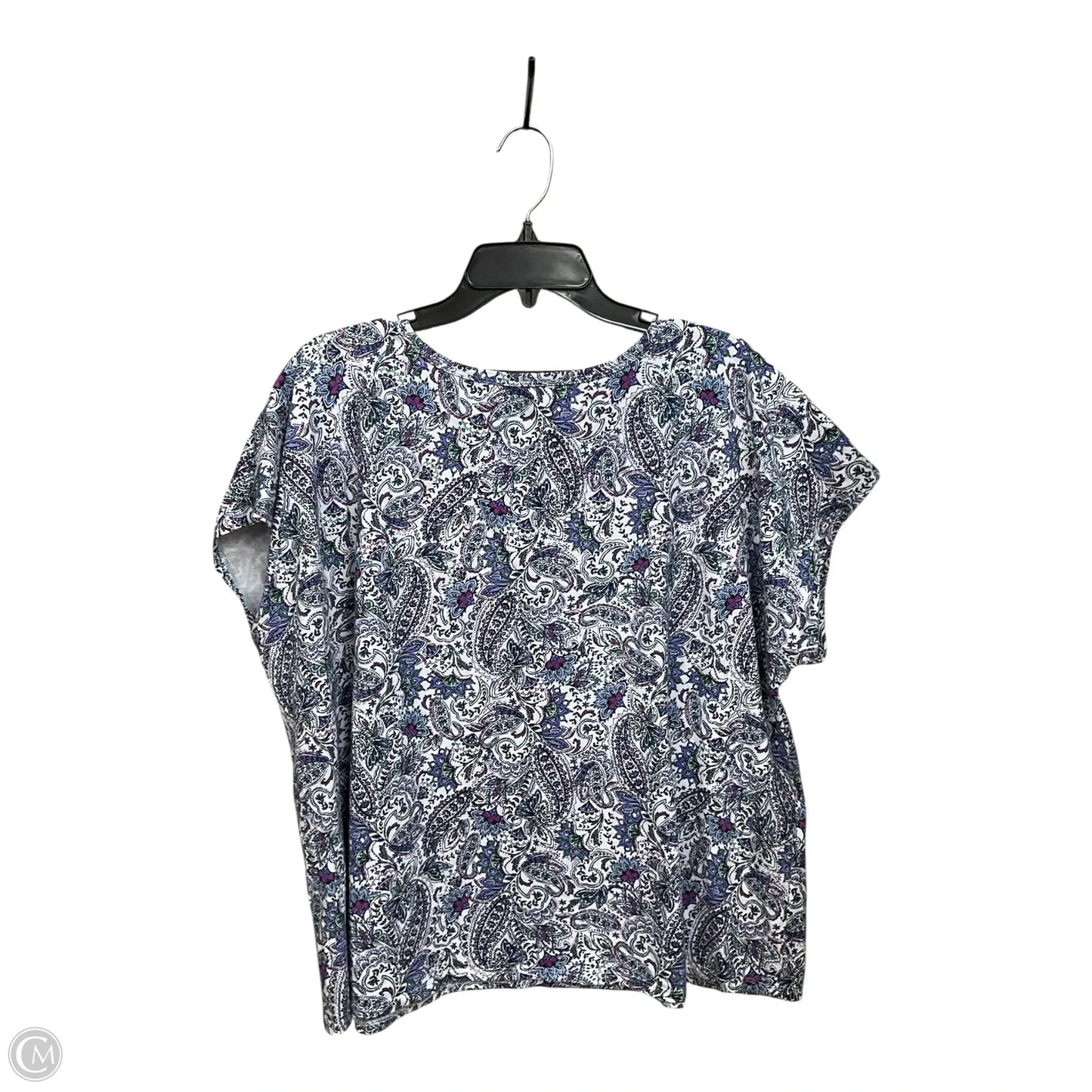 Top Short Sleeve By J. Jill In Multi-colored, Size: Xlp