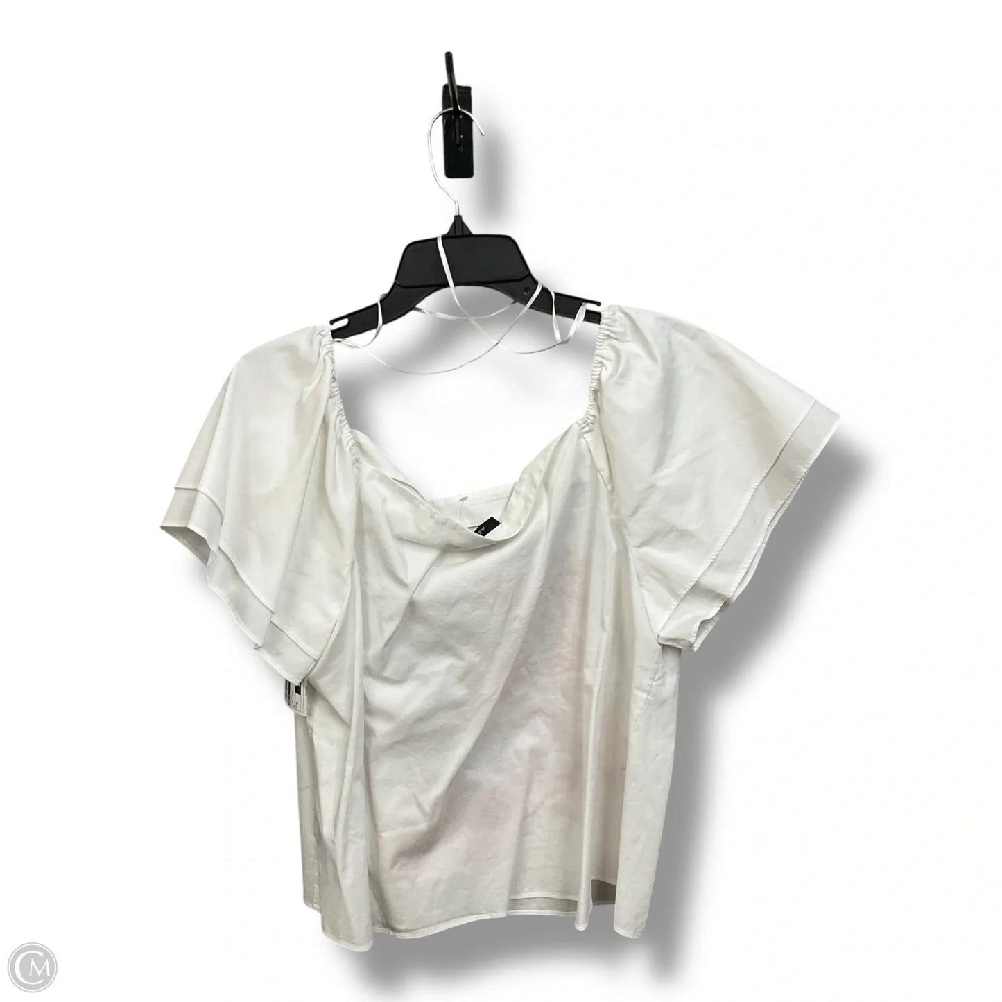 Top Short Sleeve By Apt 9 In Floral Print, Size: Xl