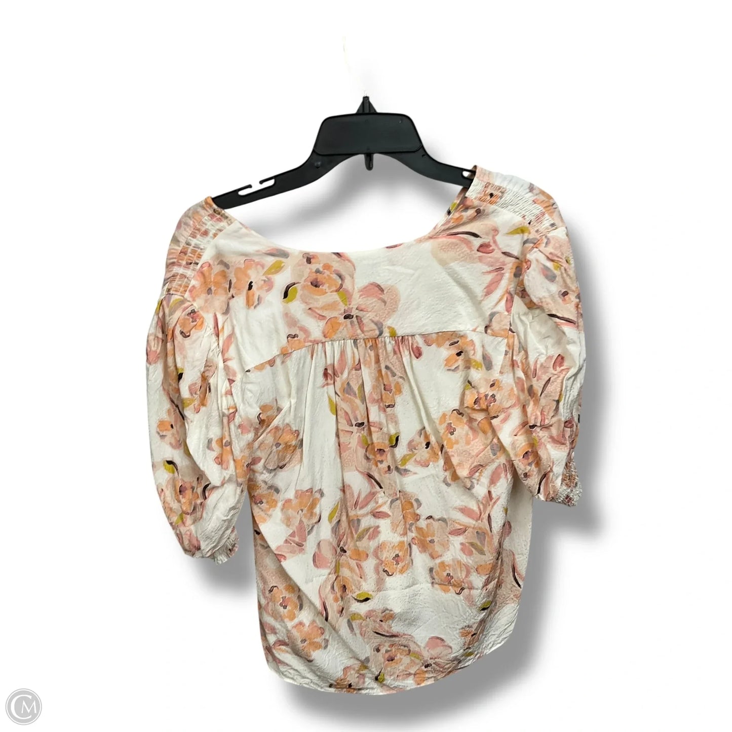 Top Short Sleeve By Joie In Floral Print, Size: Xl