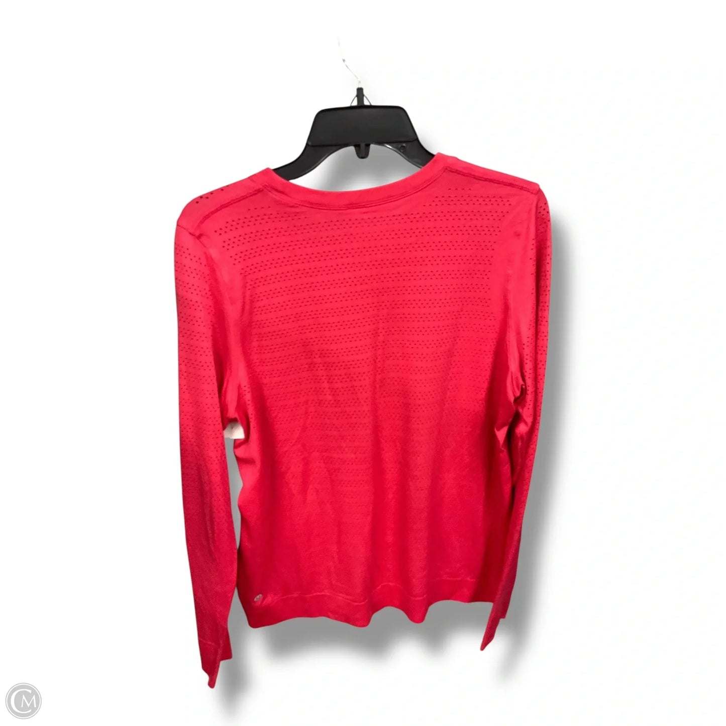 Athletic Top Long Sleeve Crewneck By Lululemon In Pink, Size: Xl
