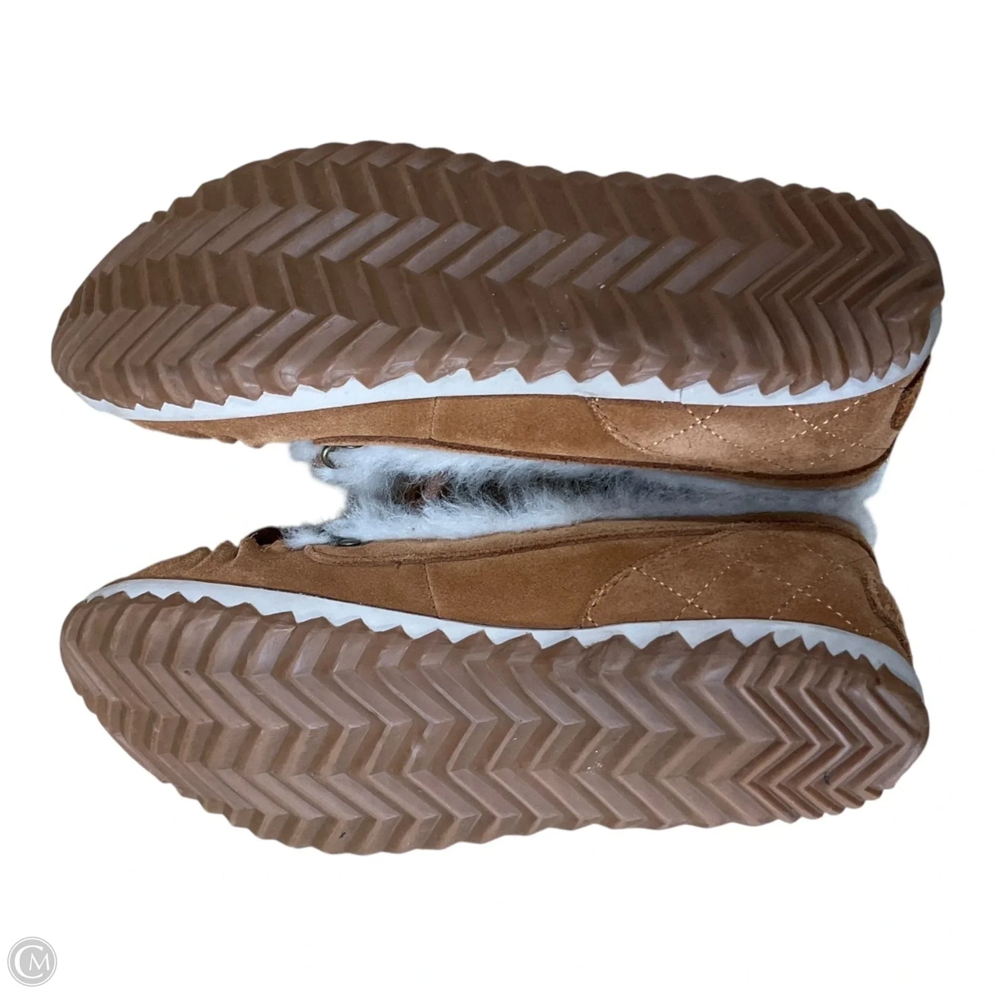 Shoes Flats By Sorel In Grey & Tan, Size: 8