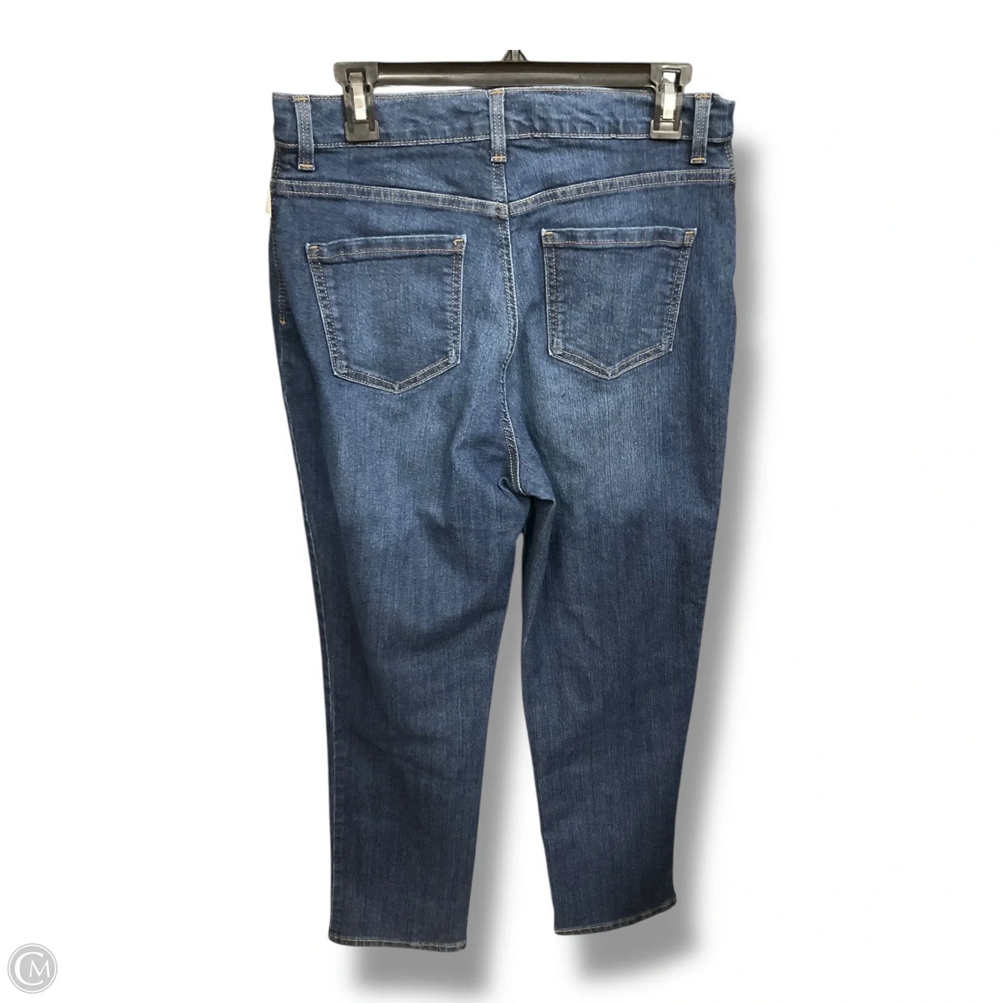 Jeans Straight By Gloria Vanderbilt In Blue Denim, Size: 12