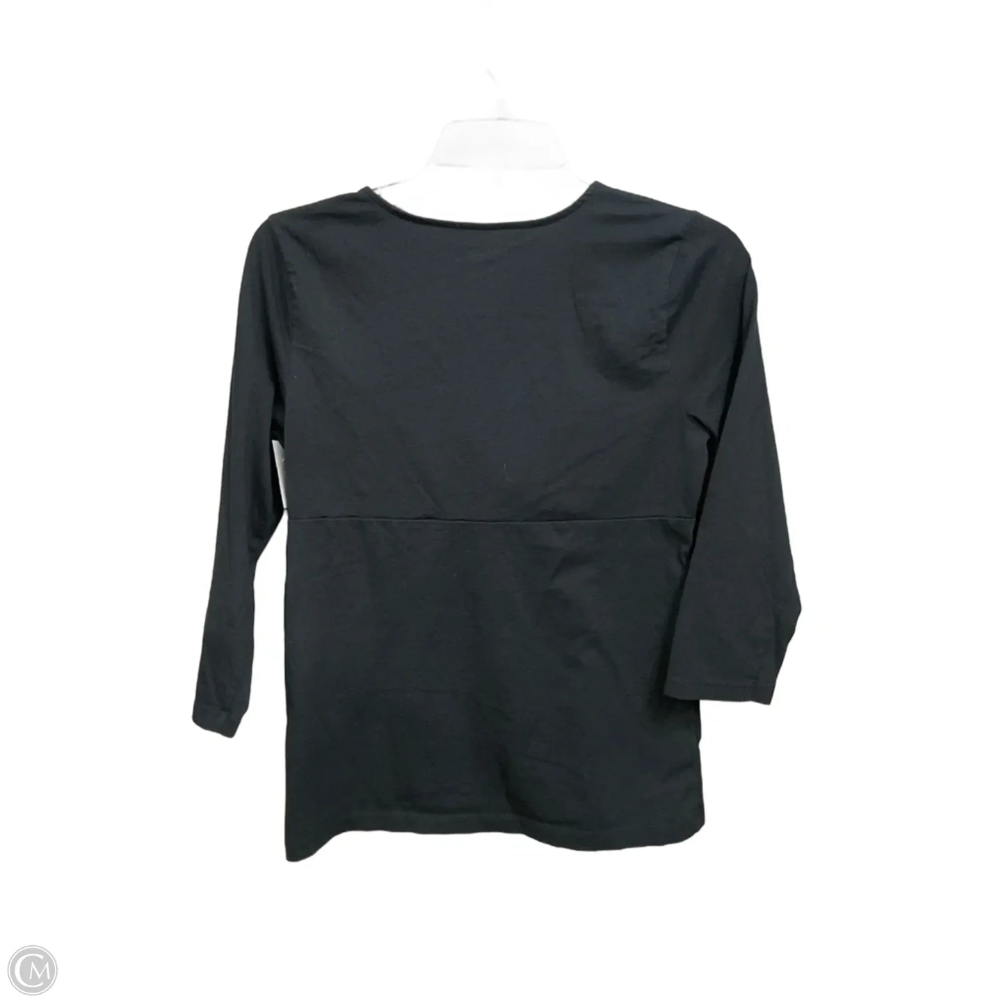 Top Long Sleeve Basic By Loft In Black, Size: S
