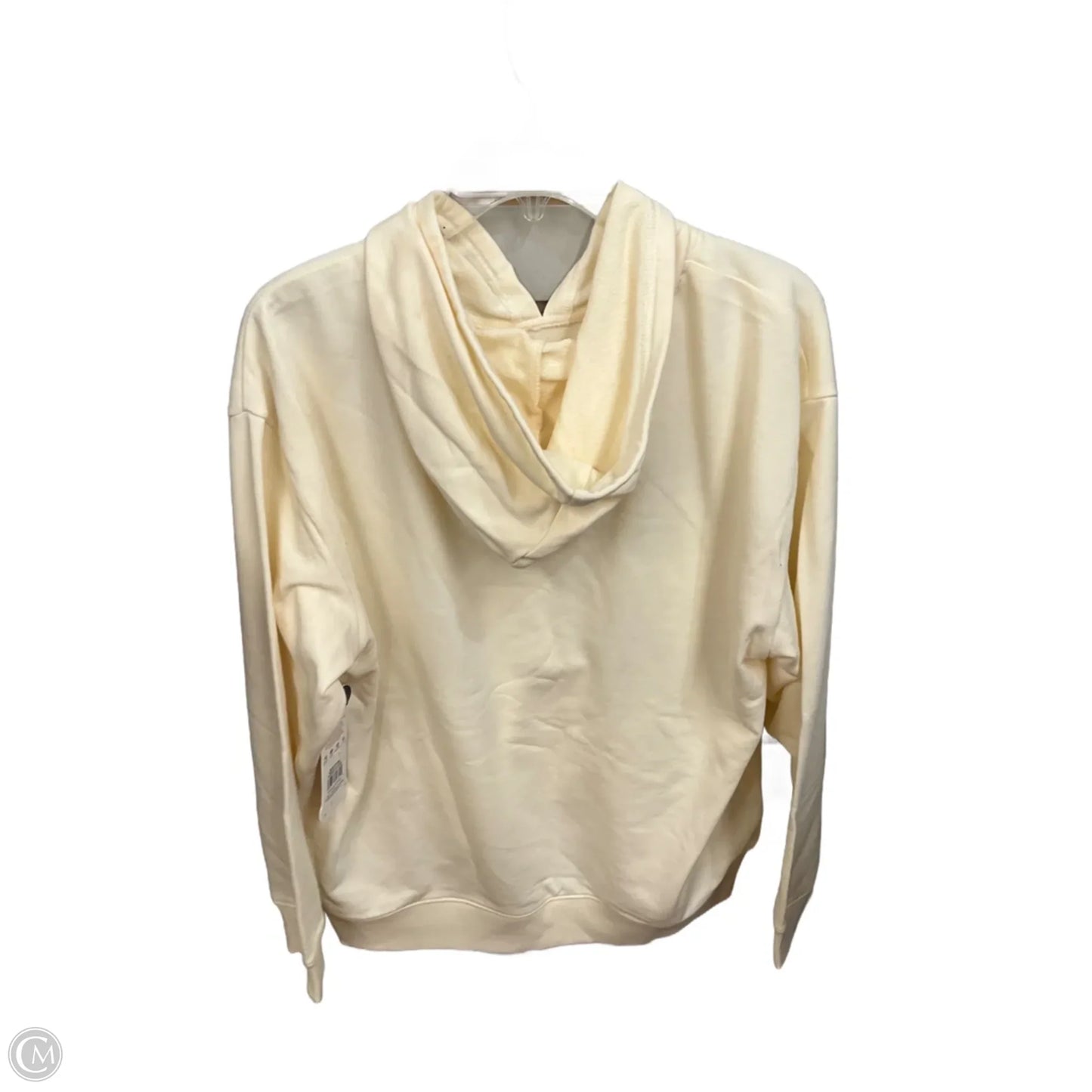 Sweatshirt Hoodie By Bobs In Cream, Size: L