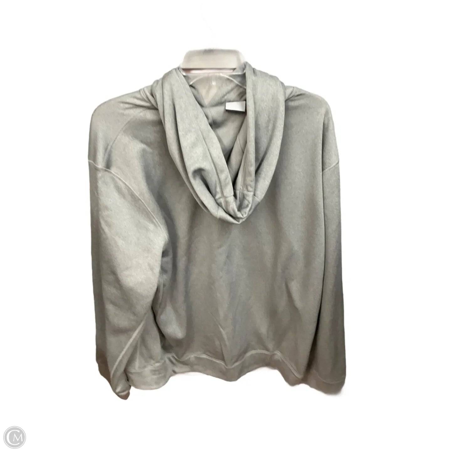 Sweatshirt Hoodie By Clothes Mentor In Grey, Size: Xl