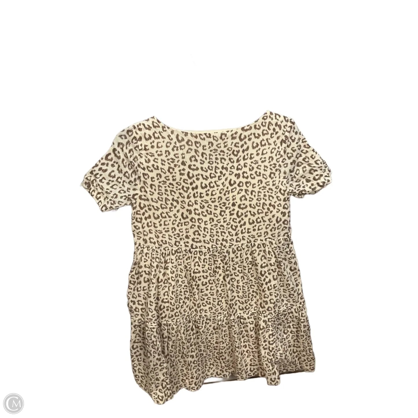 Tunic Short Sleeve By Gapfit In Animal Print, Size: Xs