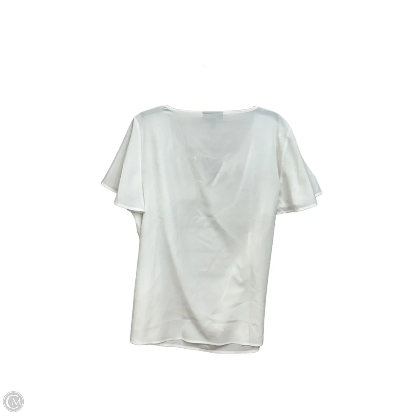 Blouse Short Sleeve By Lane Bryant In Yellow, Size: 2x