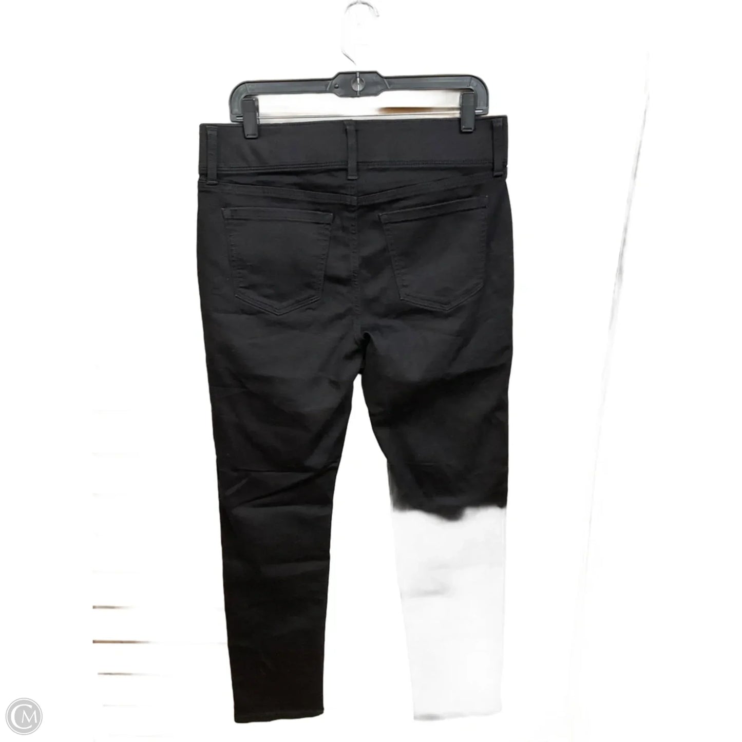 Jeans Straight By Nine West Apparel In Black Denim, Size: 12