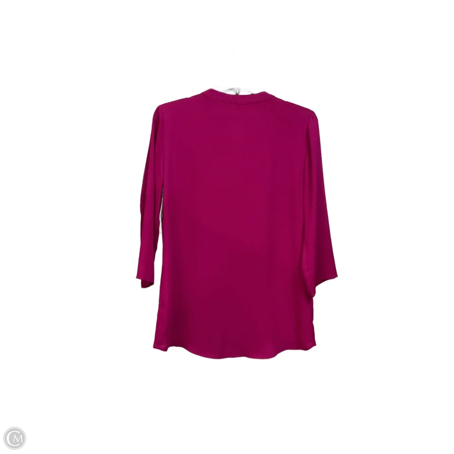 Blouse Long Sleeve By Express In Purple, Size: S