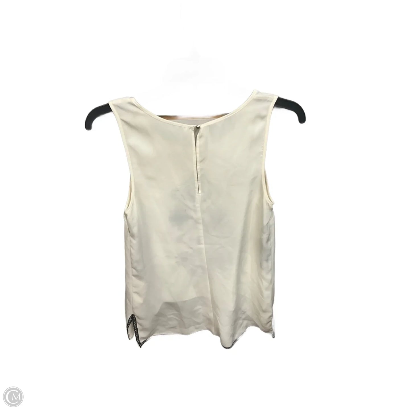 Top Sleeveless By Bebe In Cream, Size: Xs