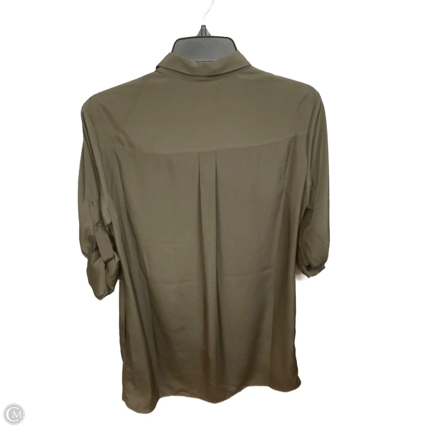 Dress Casual Short By Express In Green, Size: M