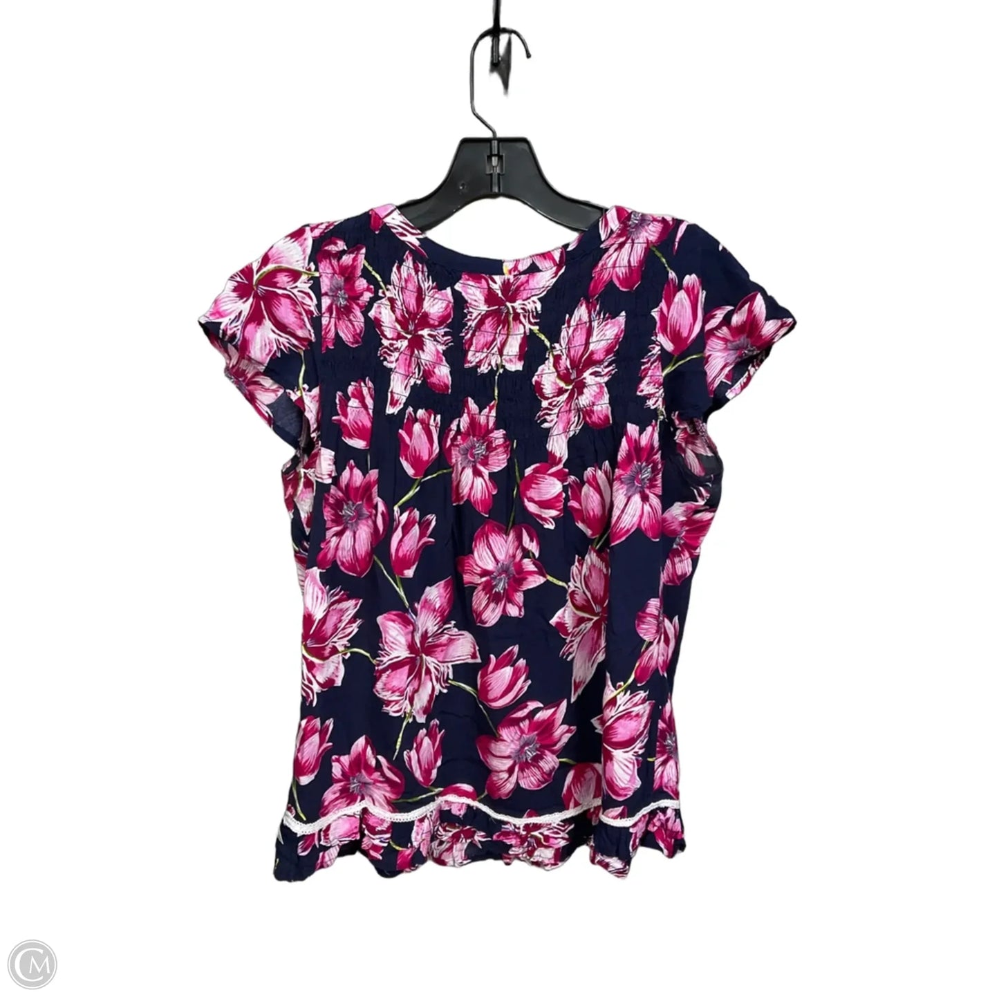 Top Sleeveless By Cmc In Floral Print, Size: M