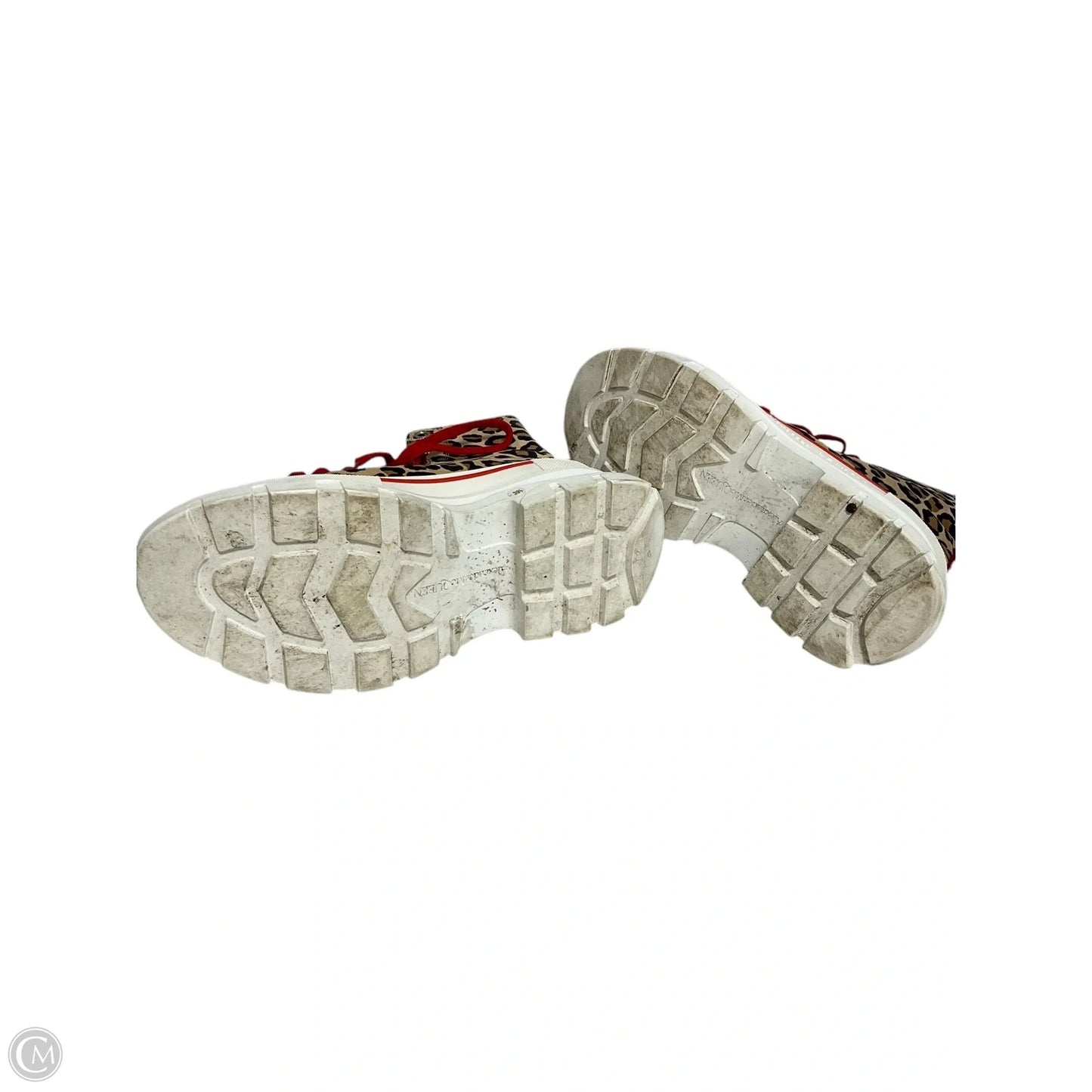 Shoes Luxury Designer By Alexander Mcqueen In Animal Print, Size: 9.5