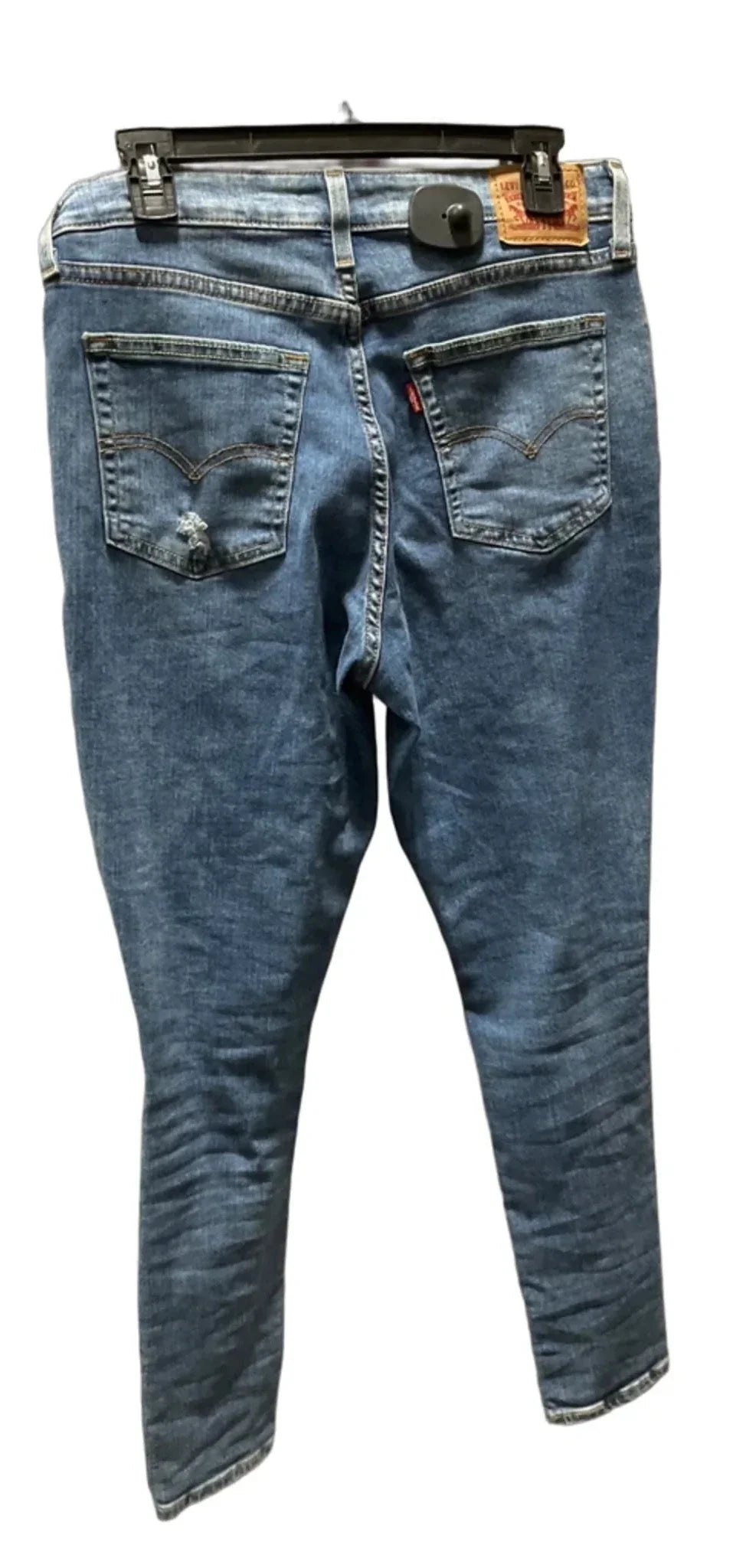 Jeans Skinny By Levis In Blue Denim, Size: 8