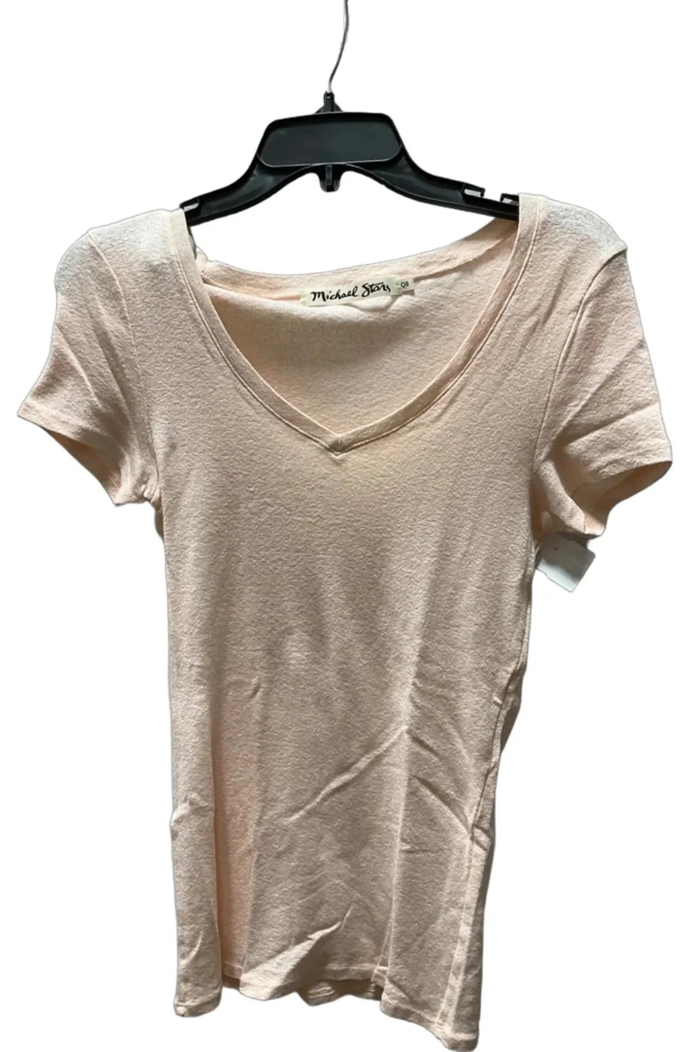 Top Short Sleeve Basic By Michael Stars In Pink