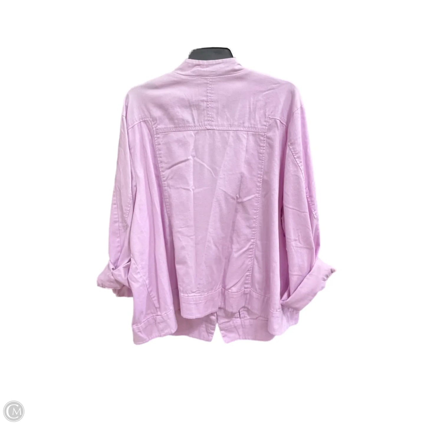 Jacket Other By Avenue In Purple, Size: 2x