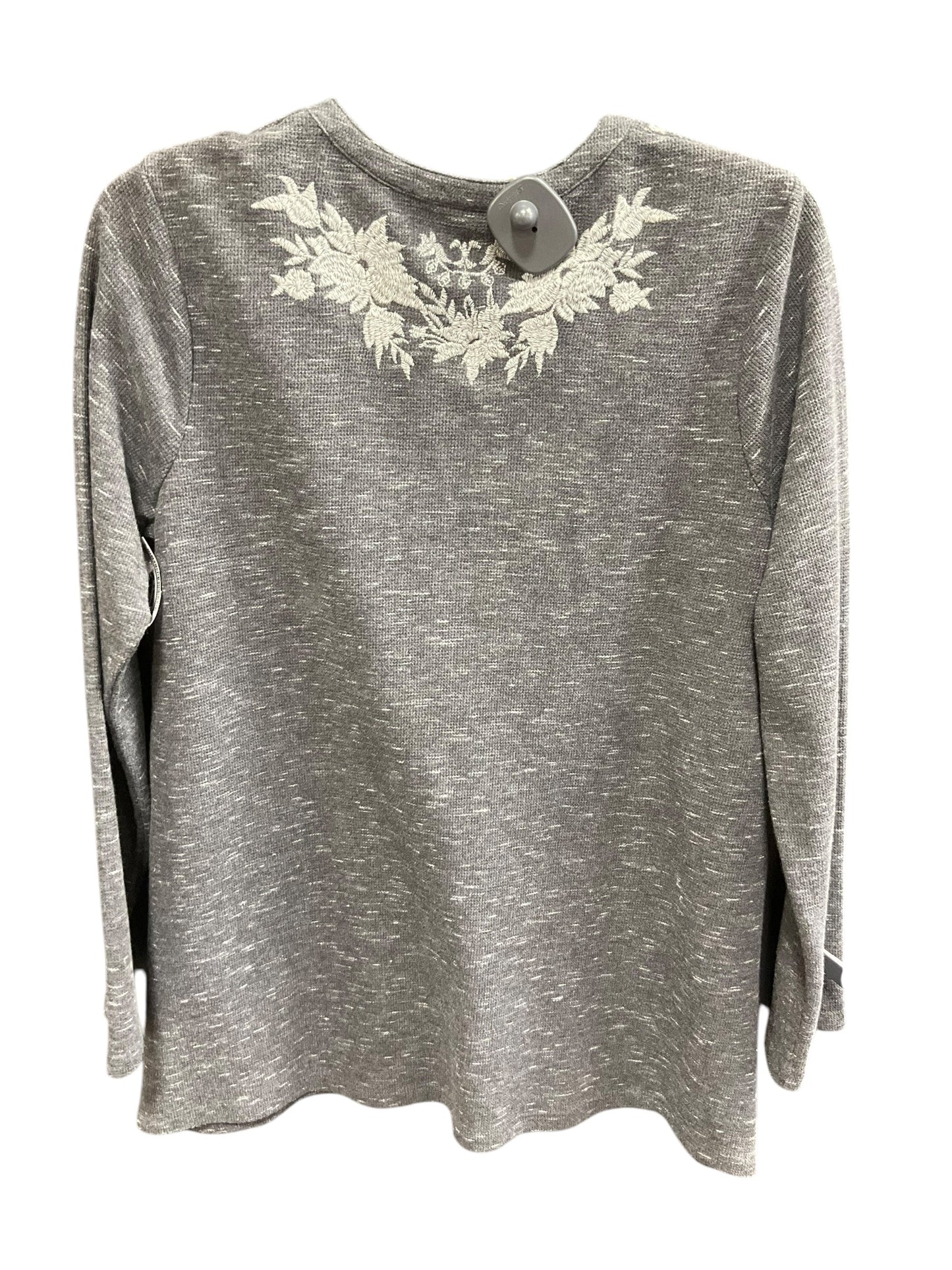 Top Long Sleeve By J. Jill In Grey, Size: Small