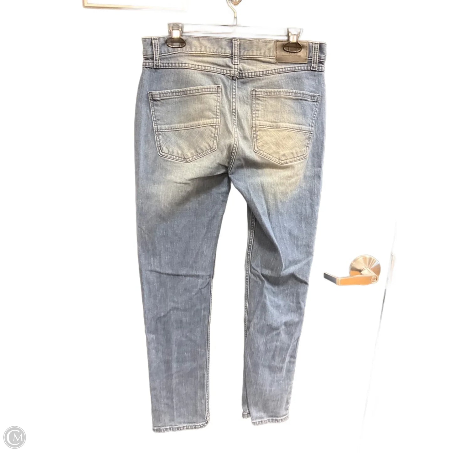 Jeans Straight By Inc In Blue Denim, Size: 14