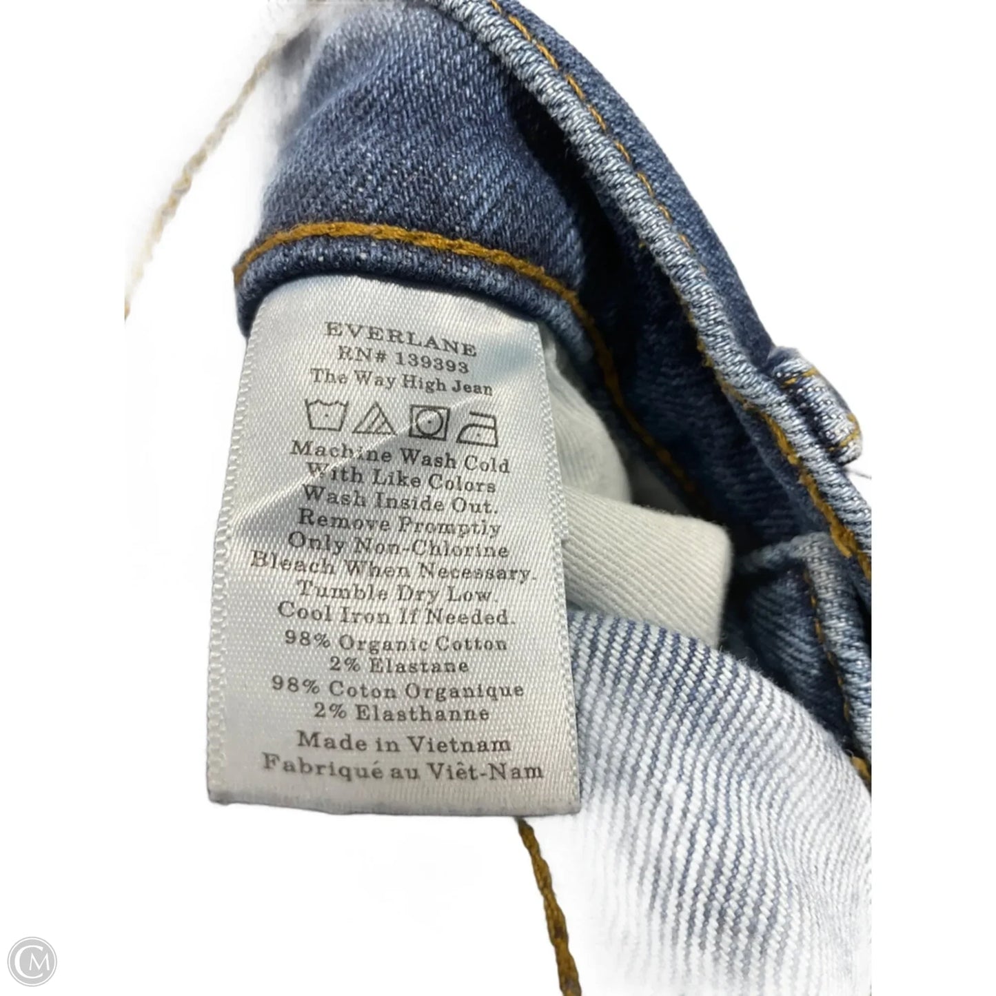 Jeans Straight By Everlane In Blue, Size: 2