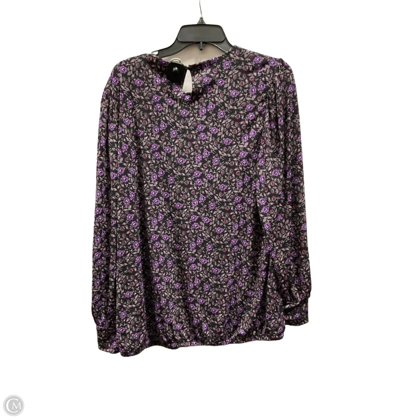 Top Long Sleeve By Lane Bryant In Black, Size: 1x