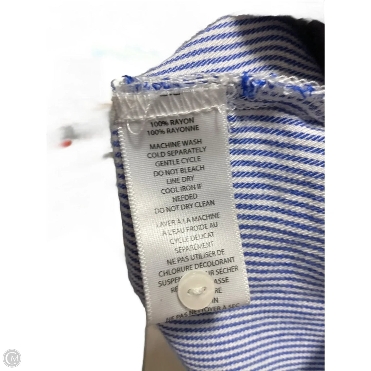 Top Long Sleeve By Beachlunchlounge In Blue, Size: M